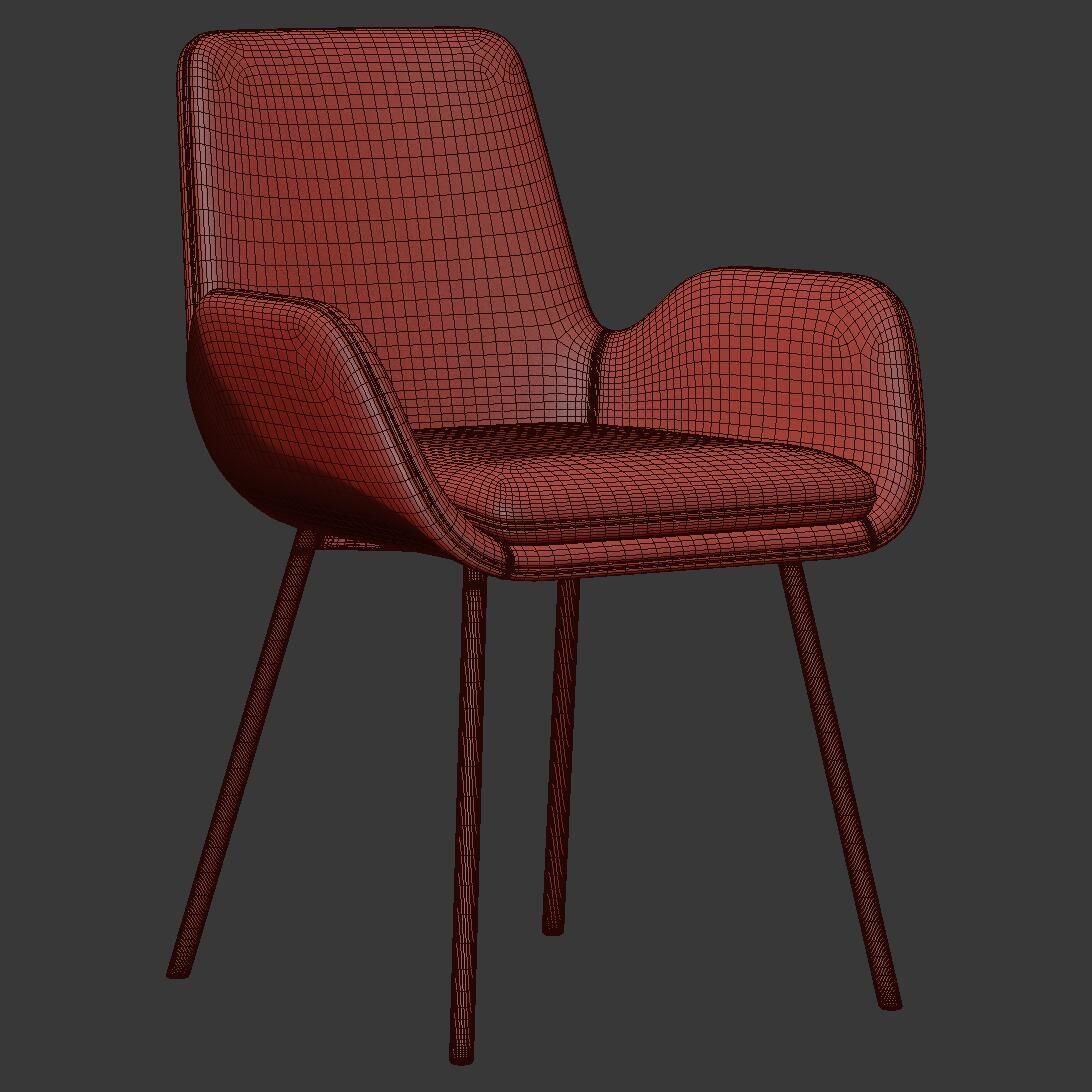 PIKE Dining Chair 3D model_6