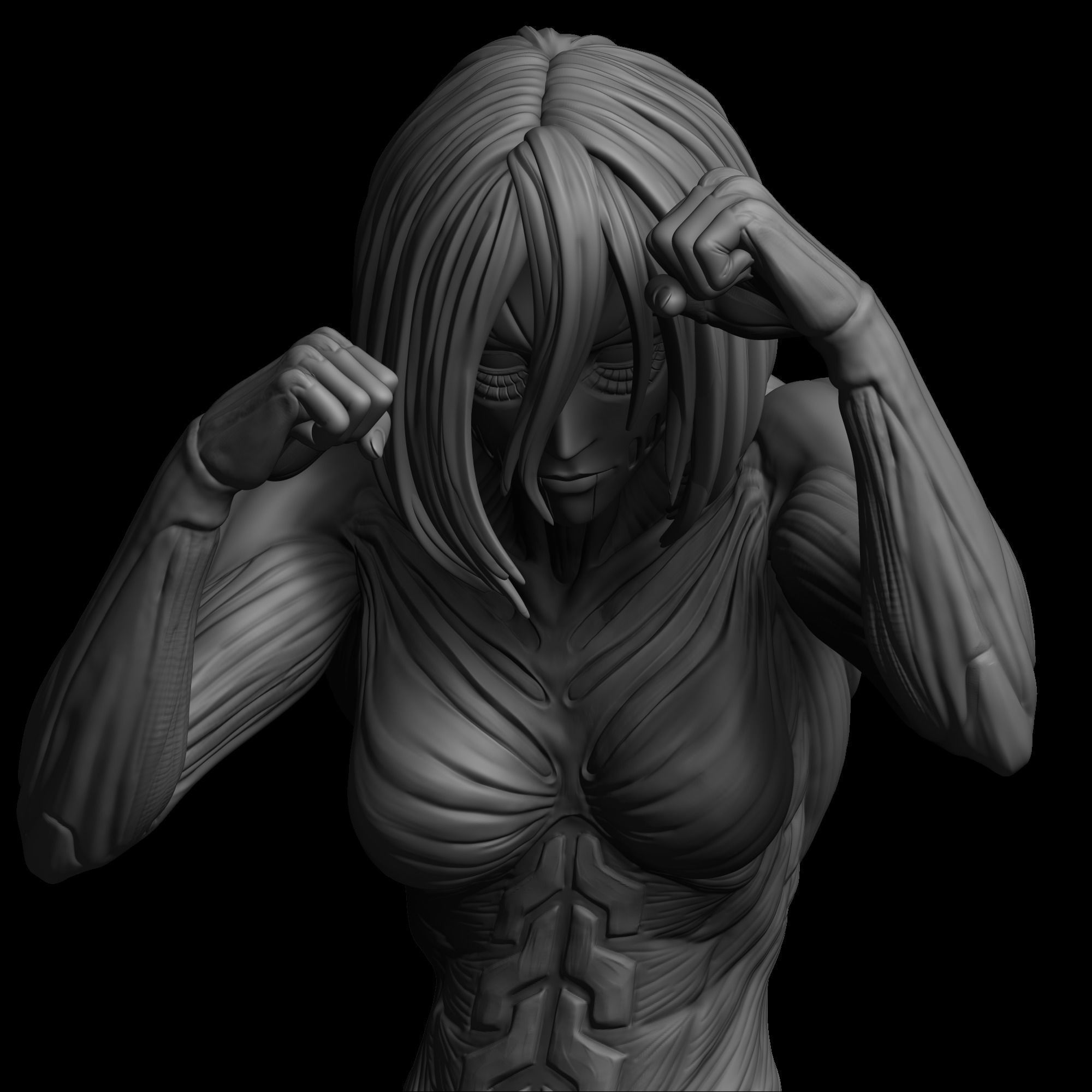 Female Titan - Shingeki no Kyojin 3D print model_7