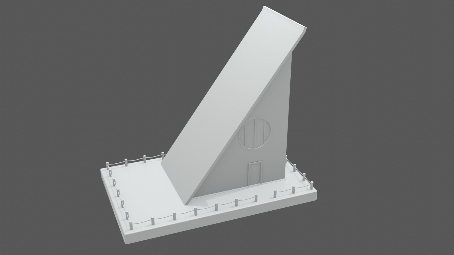 Wooden House 3d Model Low-poly 3D model_5