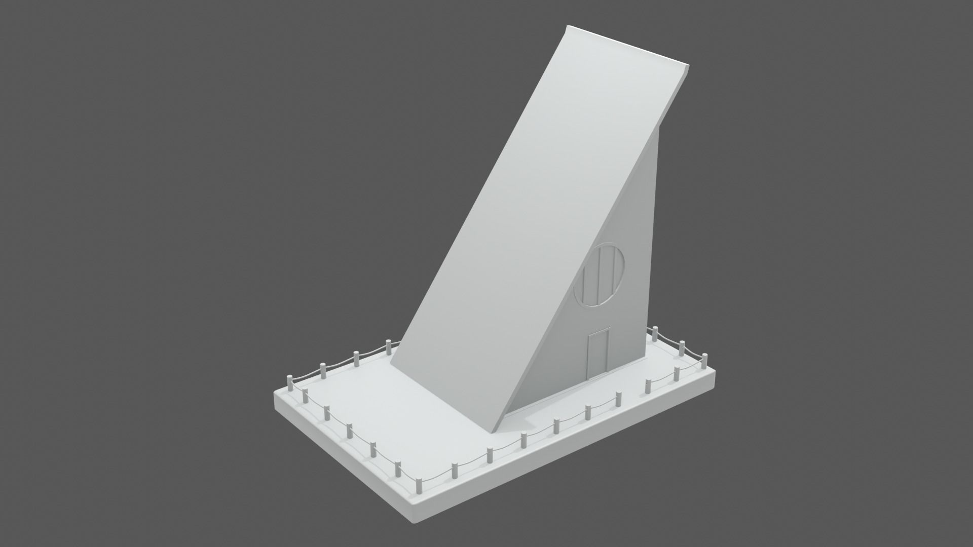 Wooden House 3d Model Low-poly 3D model_7