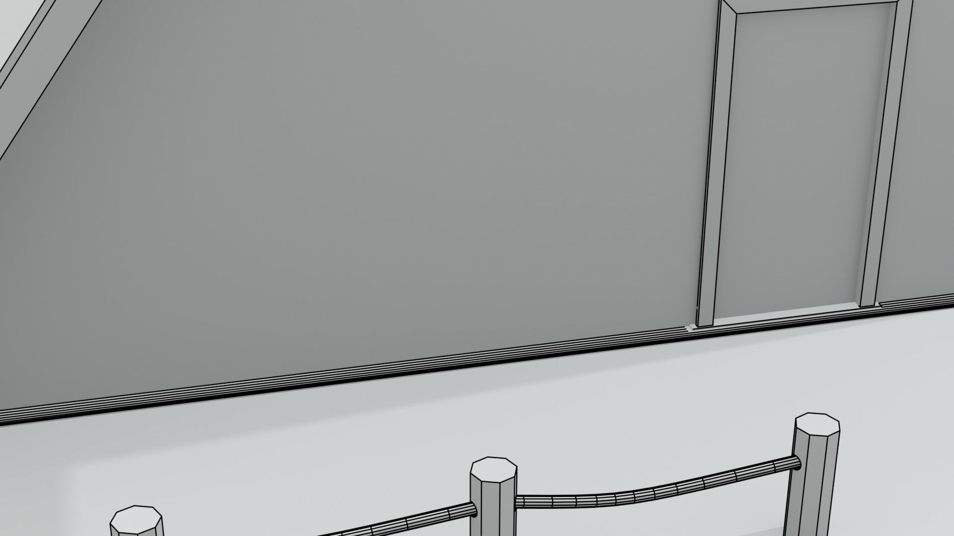 Wooden House 3d Model Low-poly 3D model_6