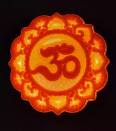 Om Mandala 3D print model