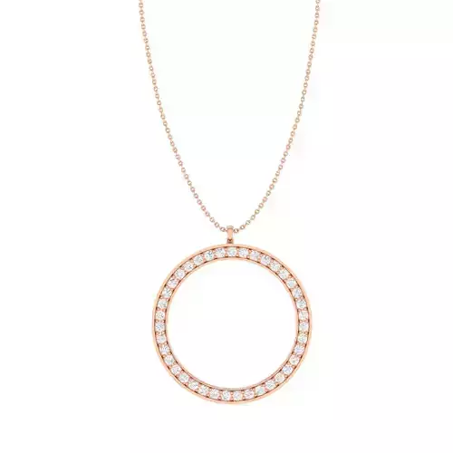 Women round pendant 3dm stl render detail 3D print model
