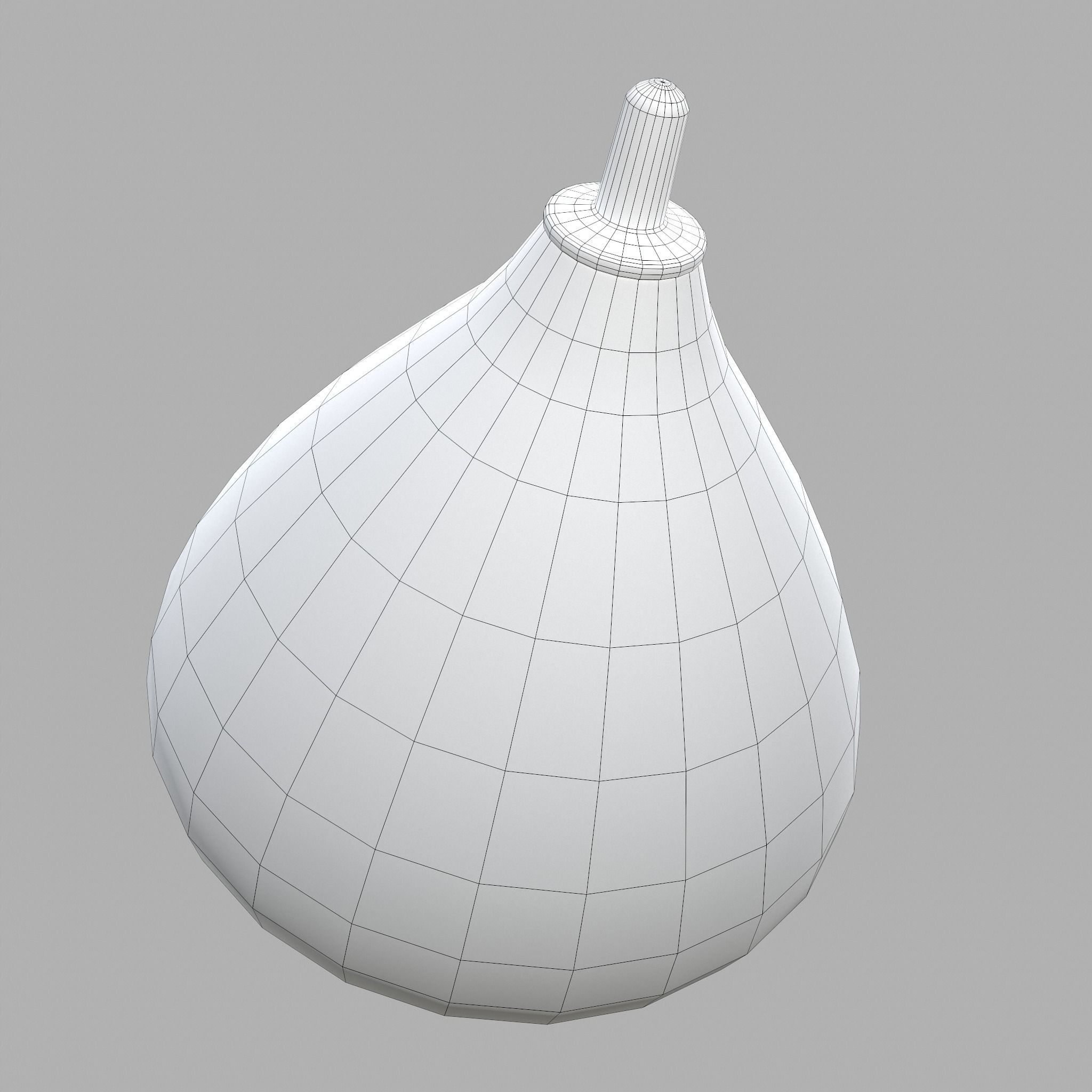 Medieval Spinning Top 3 Free low-poly 3D model_26