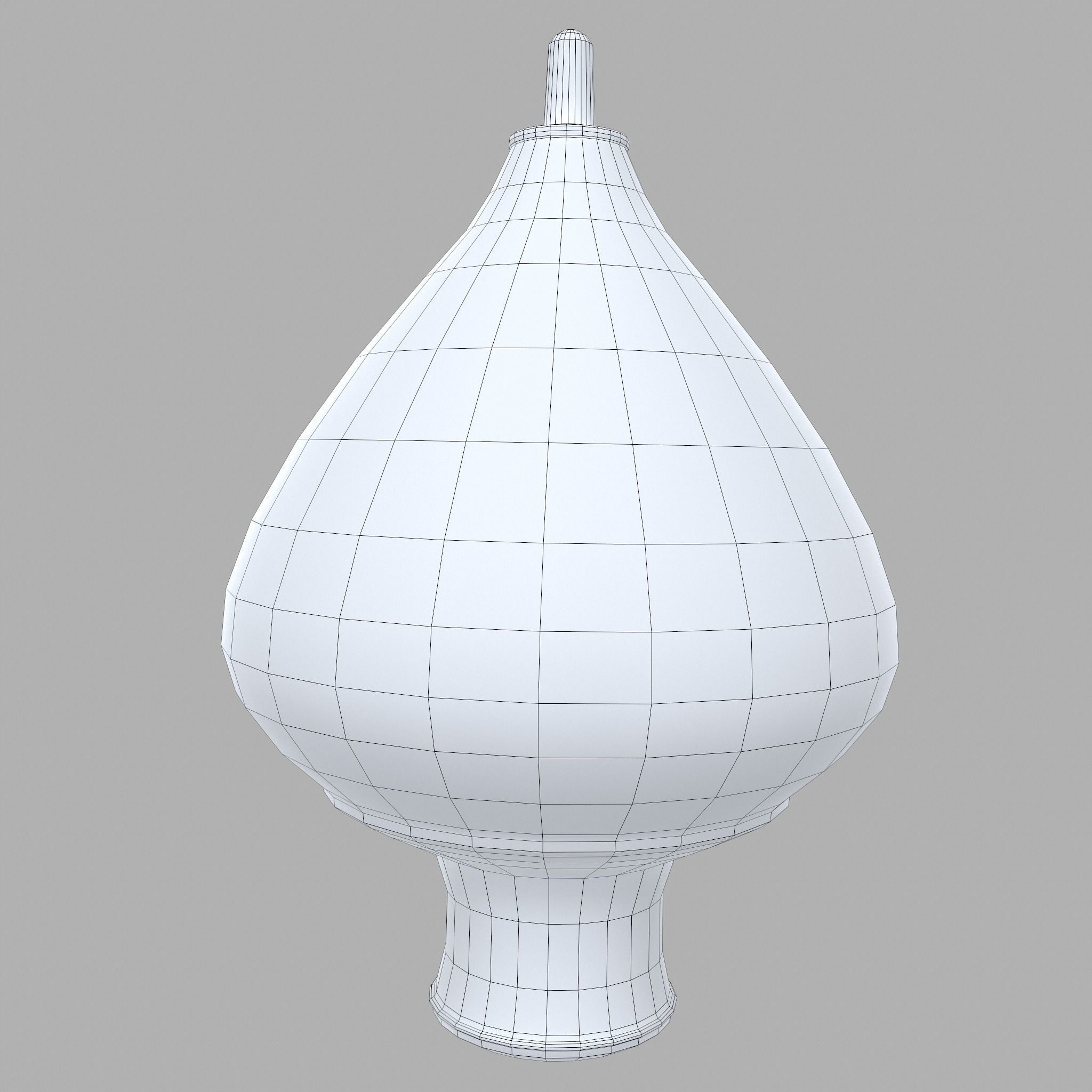 Medieval Spinning Top 3 Free low-poly 3D model_31