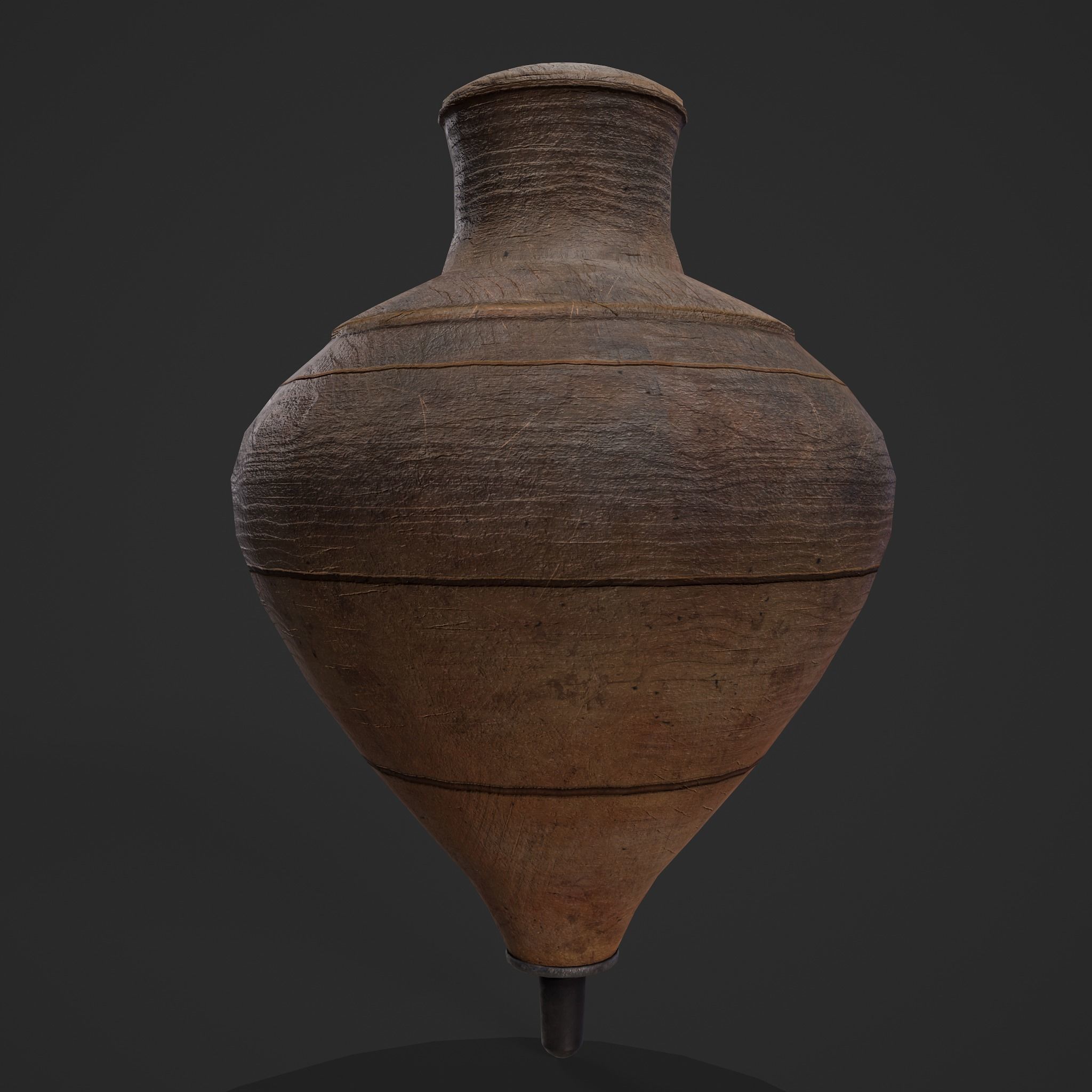 Medieval Spinning Top 3 Free low-poly 3D model_16