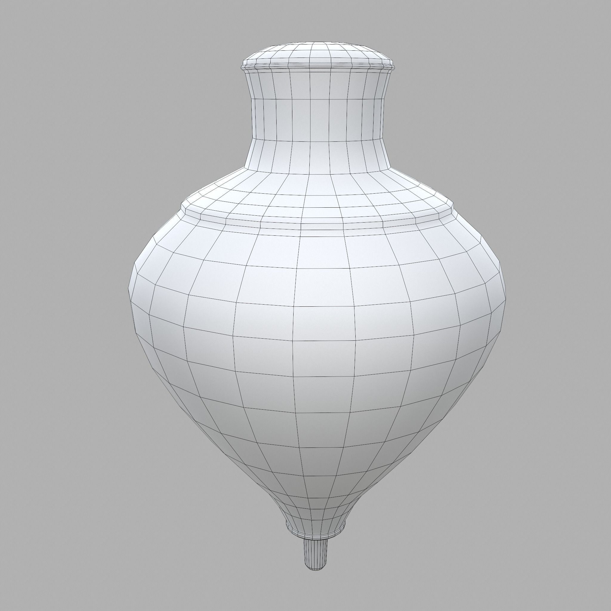 Medieval Spinning Top 3 Free low-poly 3D model_21