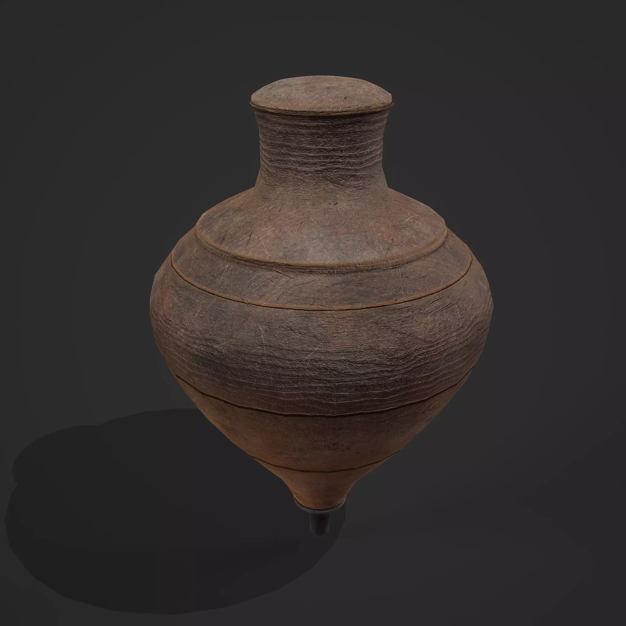 Medieval Spinning Top 3 Free low-poly 3D model_0