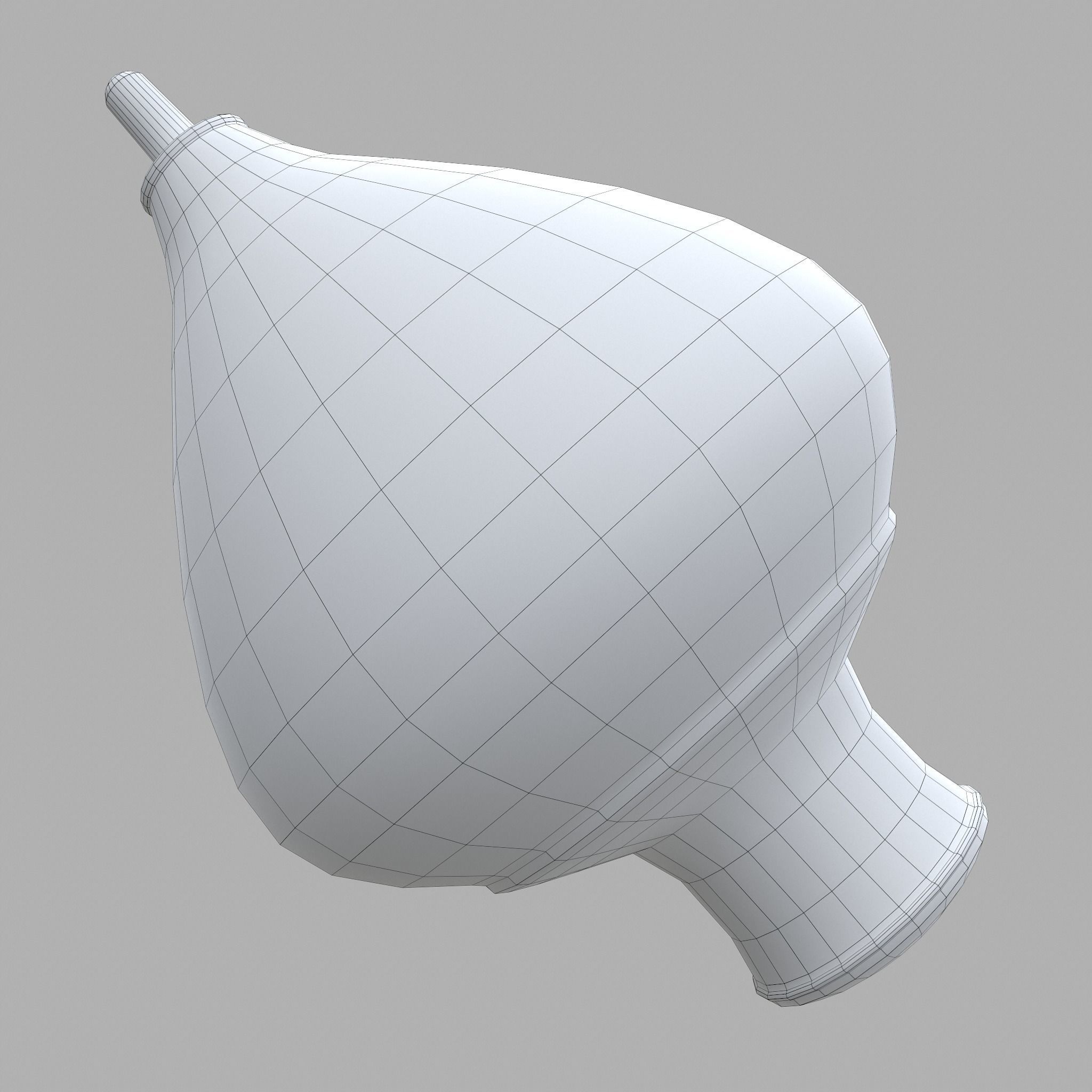 Medieval Spinning Top 3 Free low-poly 3D model_29