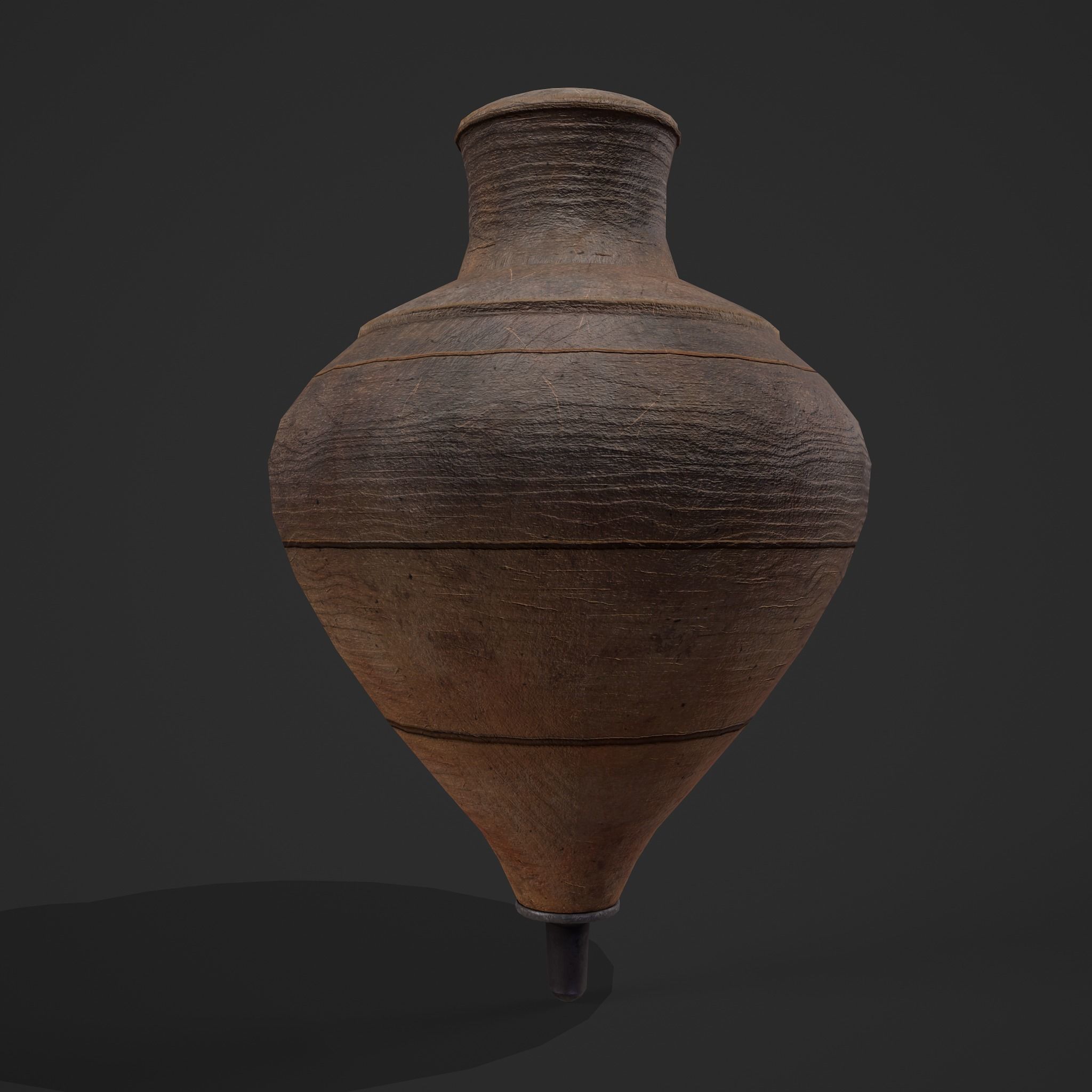 Medieval Spinning Top 3 Free low-poly 3D model_6