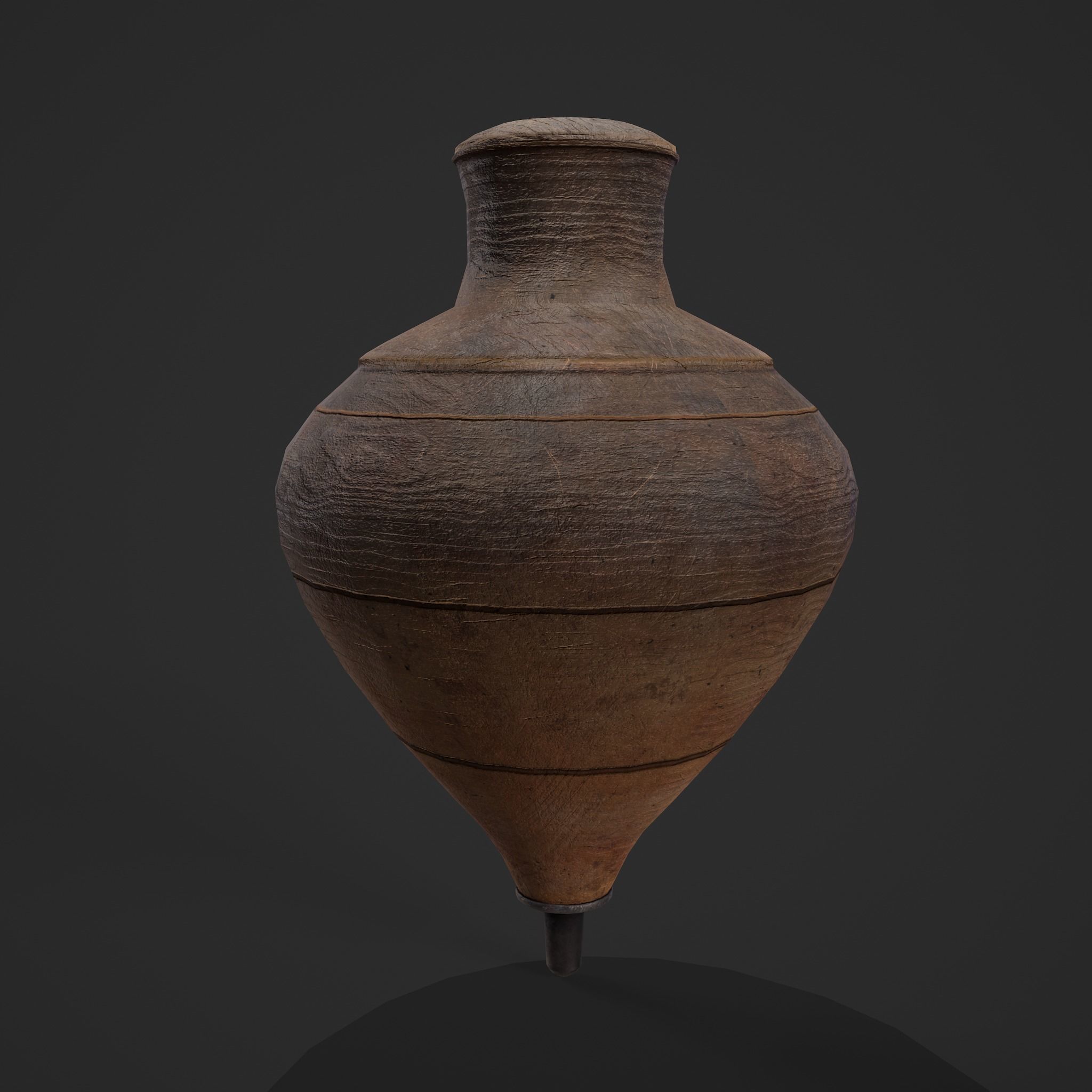 Medieval Spinning Top 3 Free low-poly 3D model_15