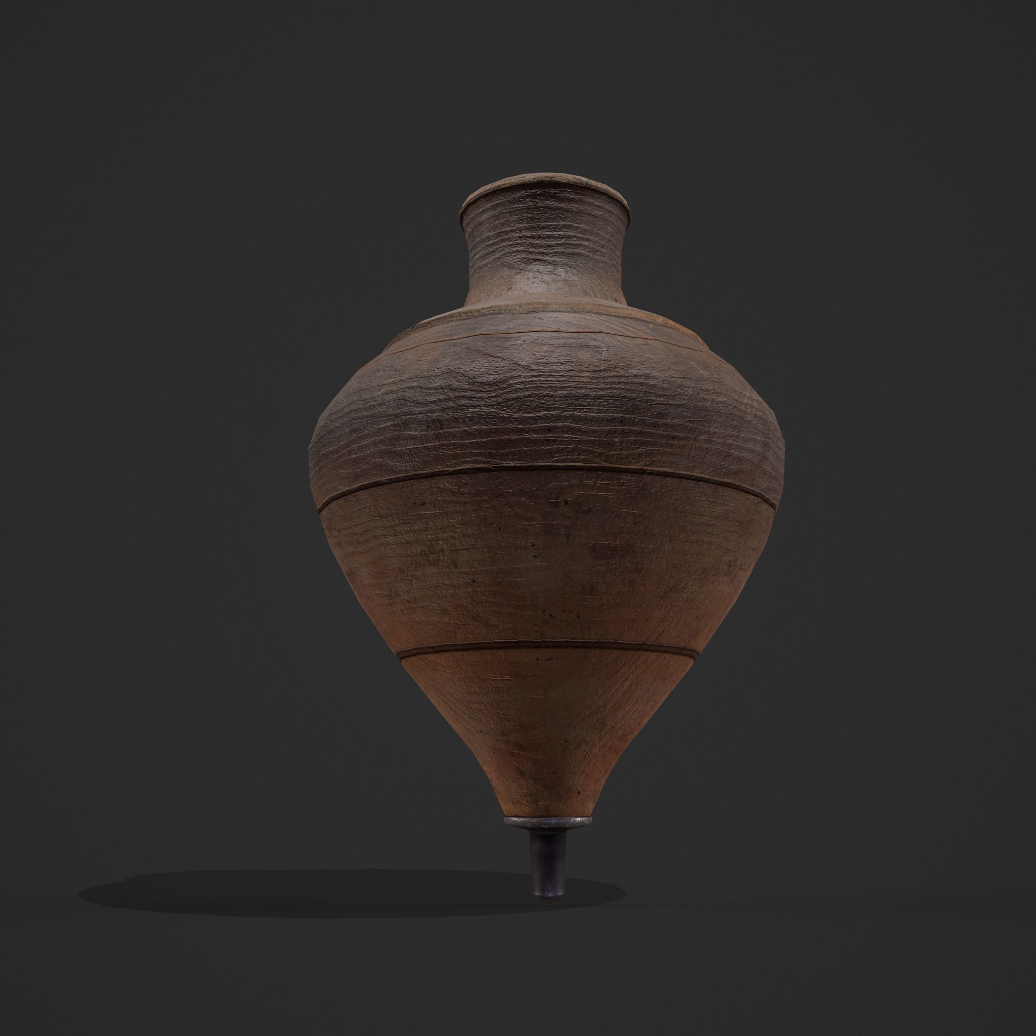 Medieval Spinning Top 3 Free low-poly 3D model_14