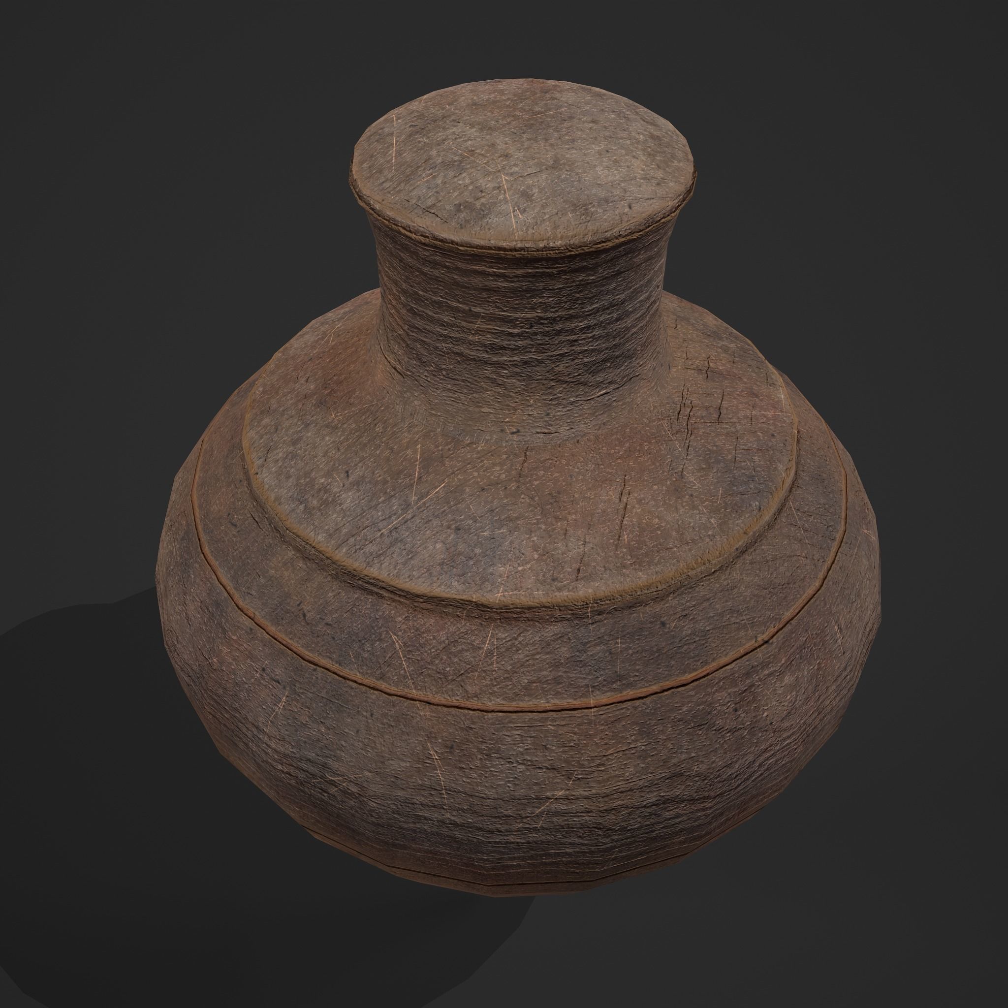 Medieval Spinning Top 3 Free low-poly 3D model_4