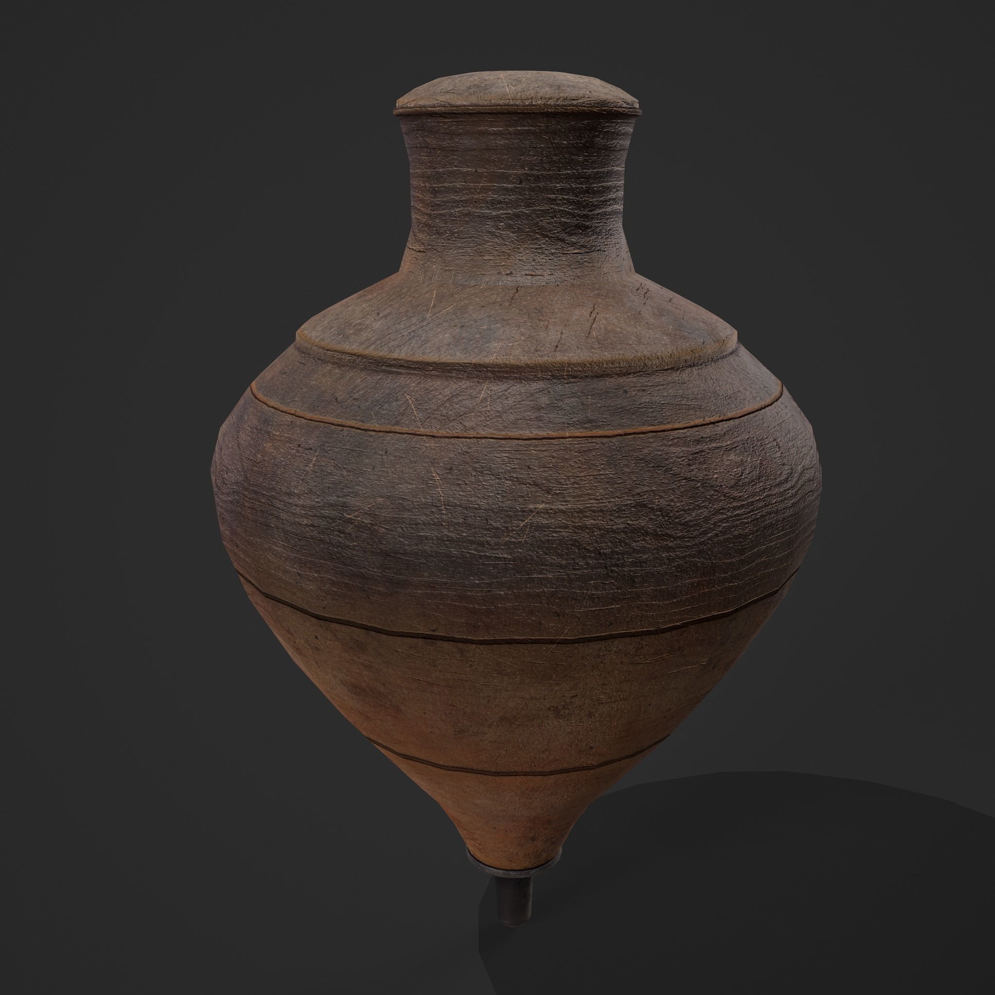 Medieval Spinning Top 3 Free low-poly 3D model_20