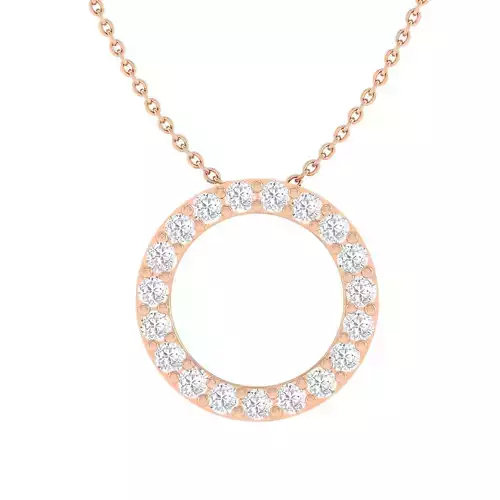 Women round pendant 3dm stl render detail 3D print model