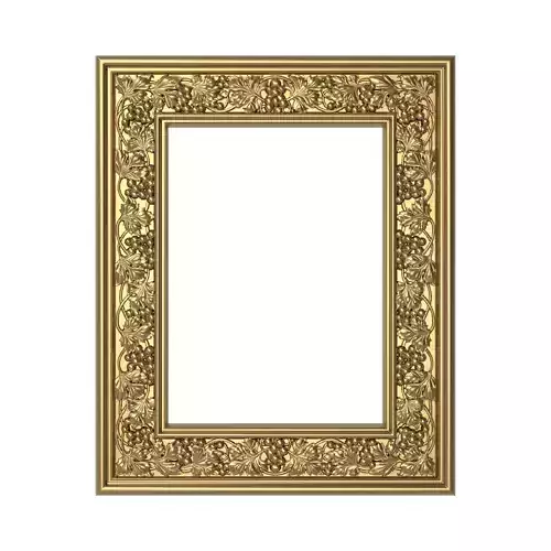 Carved Picture Frame 3D model