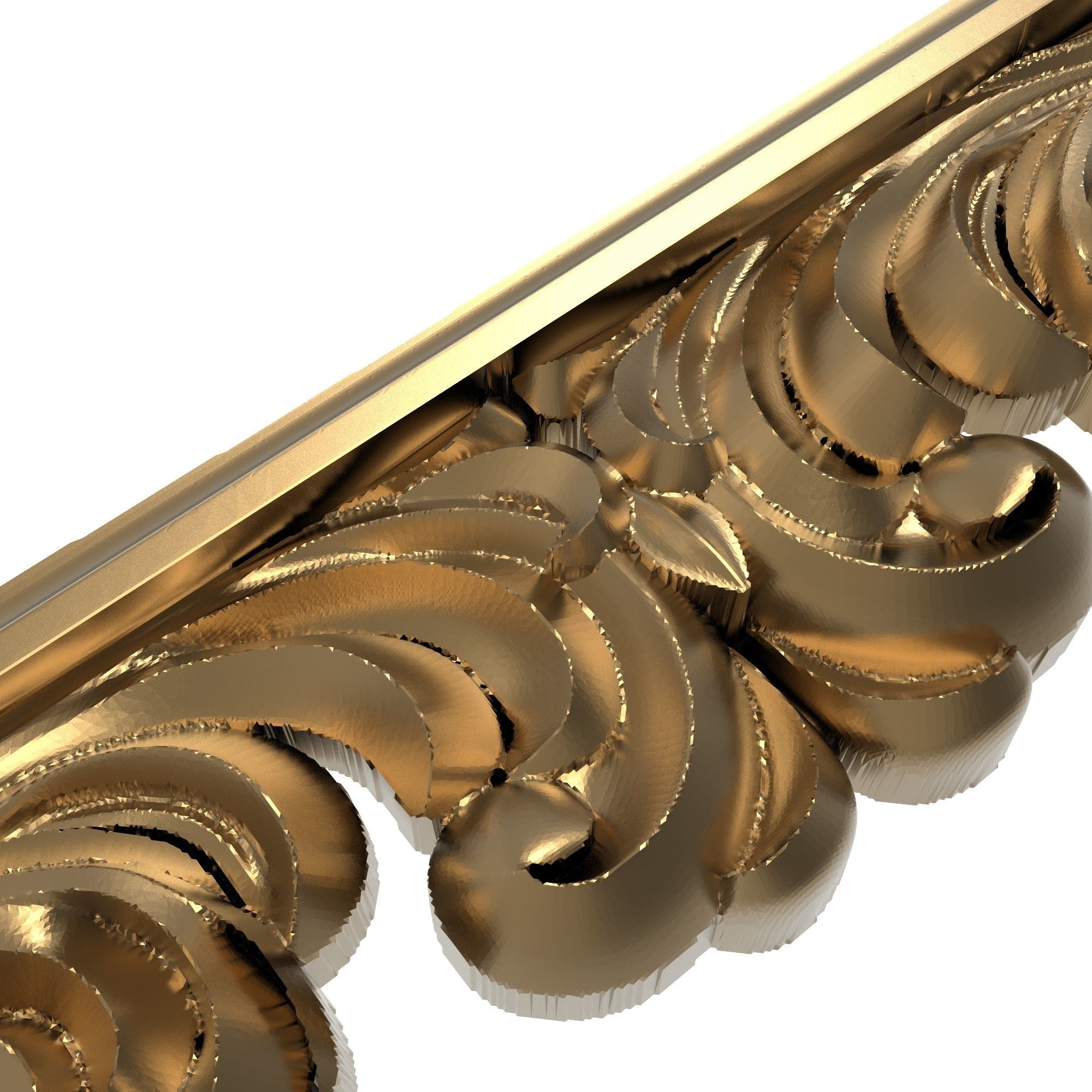 Carved Picture Frame 3D model_4