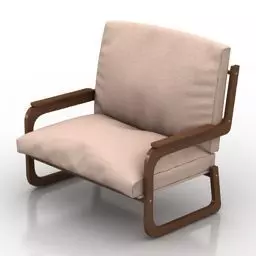 Armchair 3D Model lounge chair 3D model_0