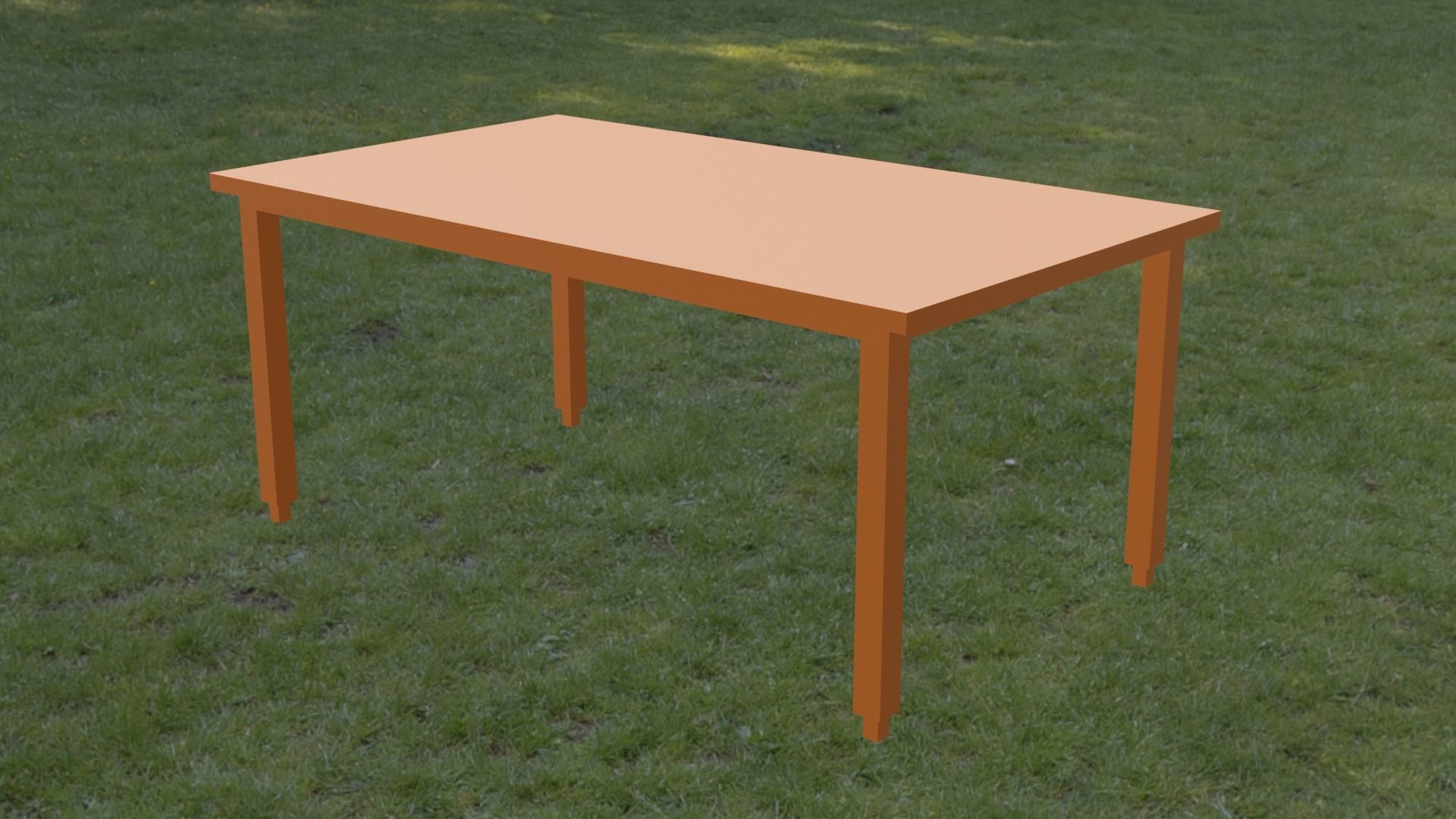 LOW POLY SIMPLE TABLE Free low-poly 3D model_1