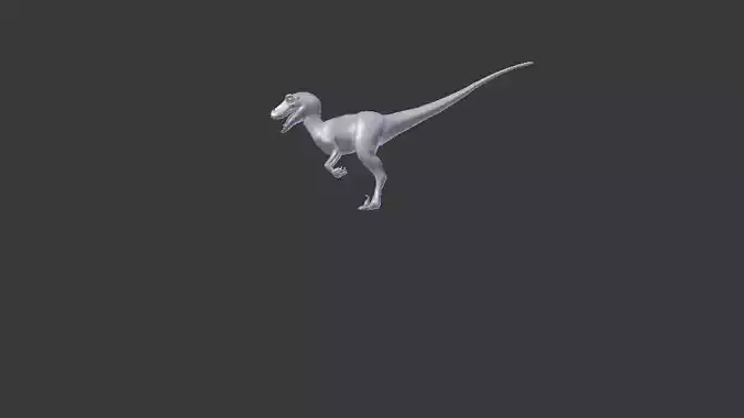 dinosare silver dinosaur