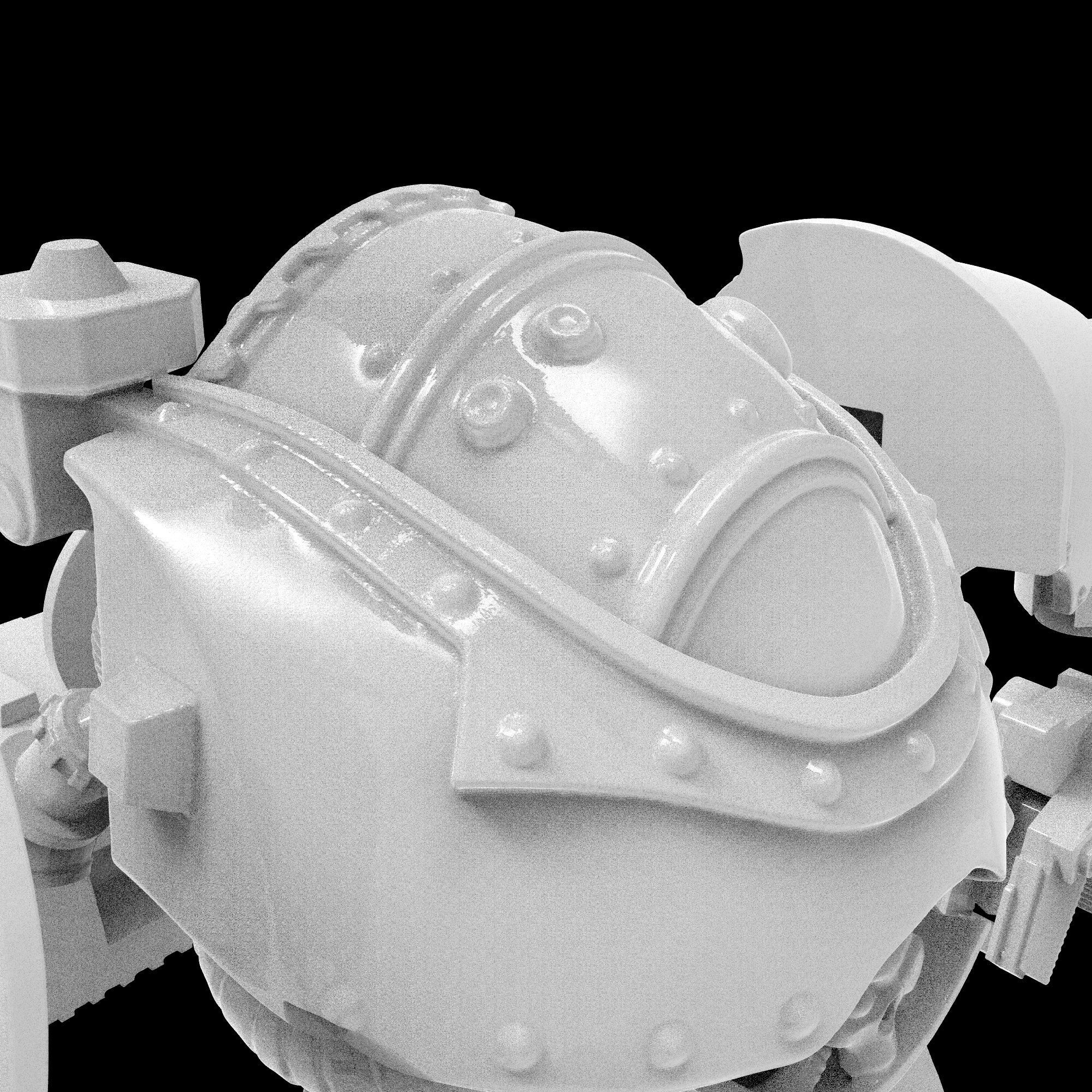 Battle robot 3D print model_15