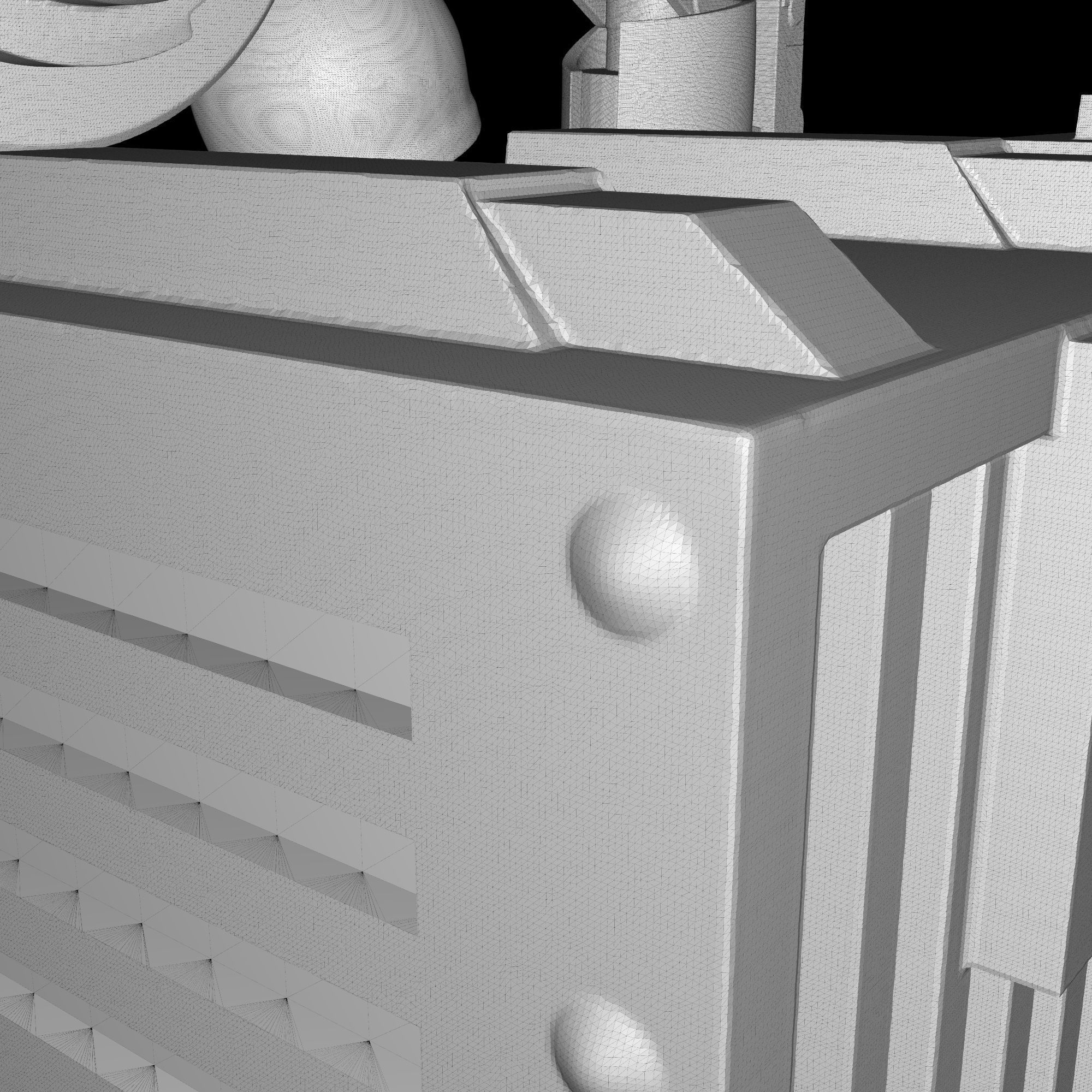 Battle robot 3D print model_18