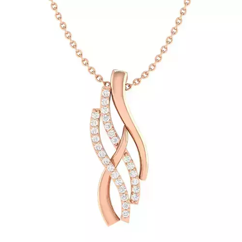 Women pendant 3dm stl render detail