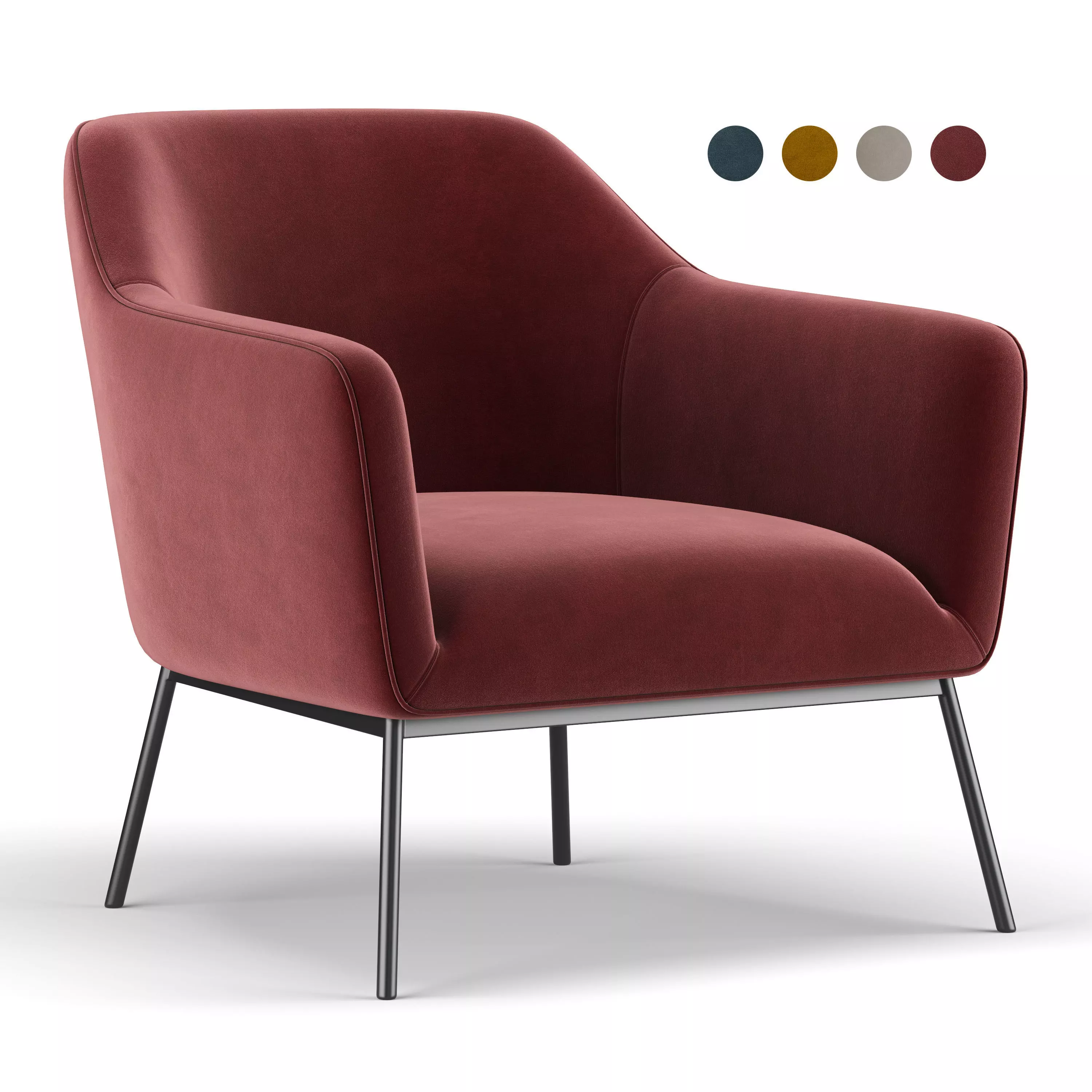 Jive 32 Fabric Chair 3D model