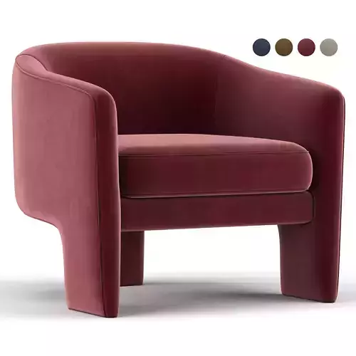 Effie Tripod Armhair 3D model