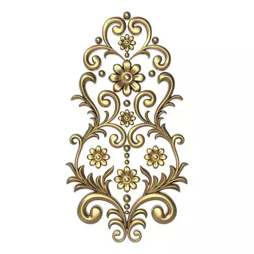  decorative pattern ready for 3D printing