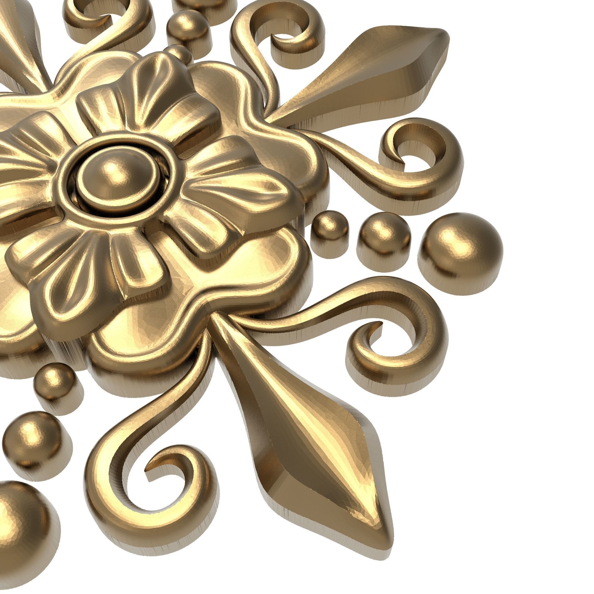  decorative pattern ready for 3D printing 3D model_3