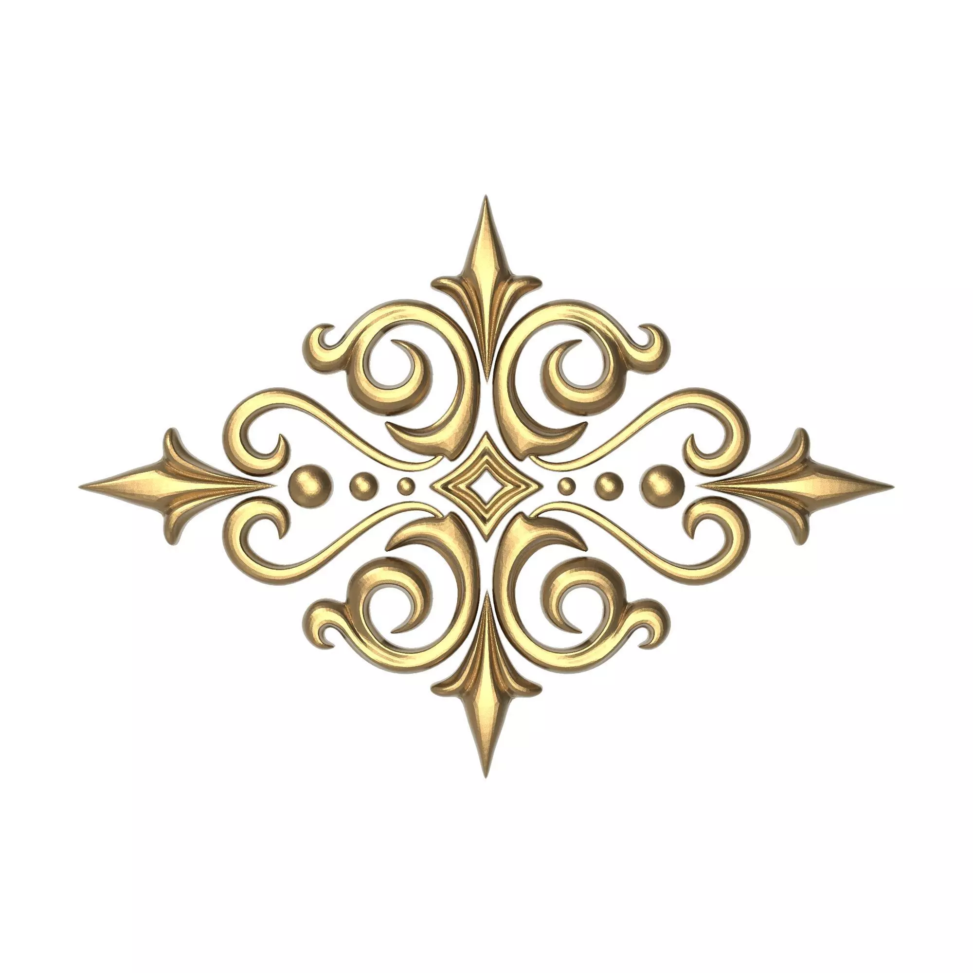 decorative pattern ready for 3D printing 3D model