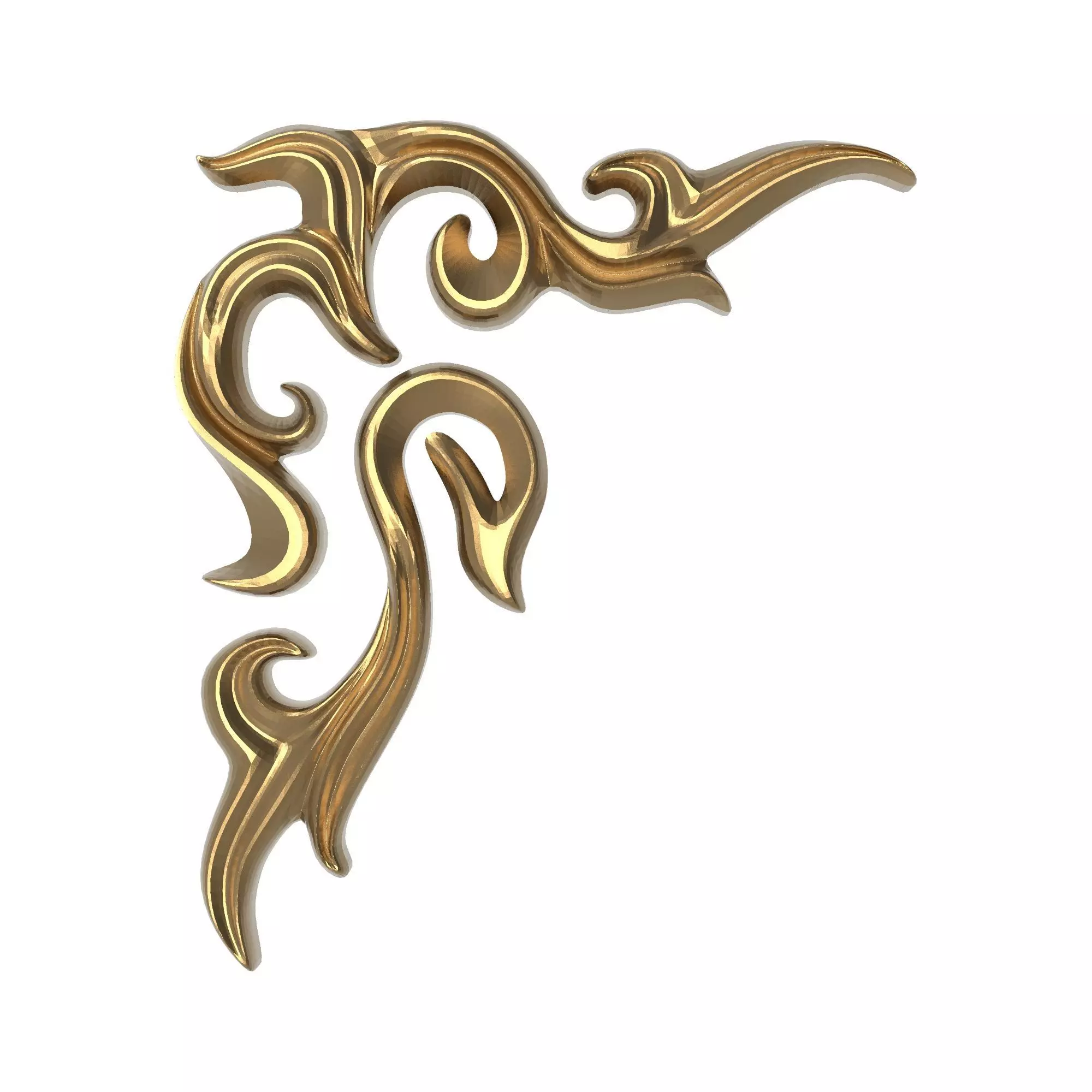 decorative pattern ready for 3D printing 3D model_0