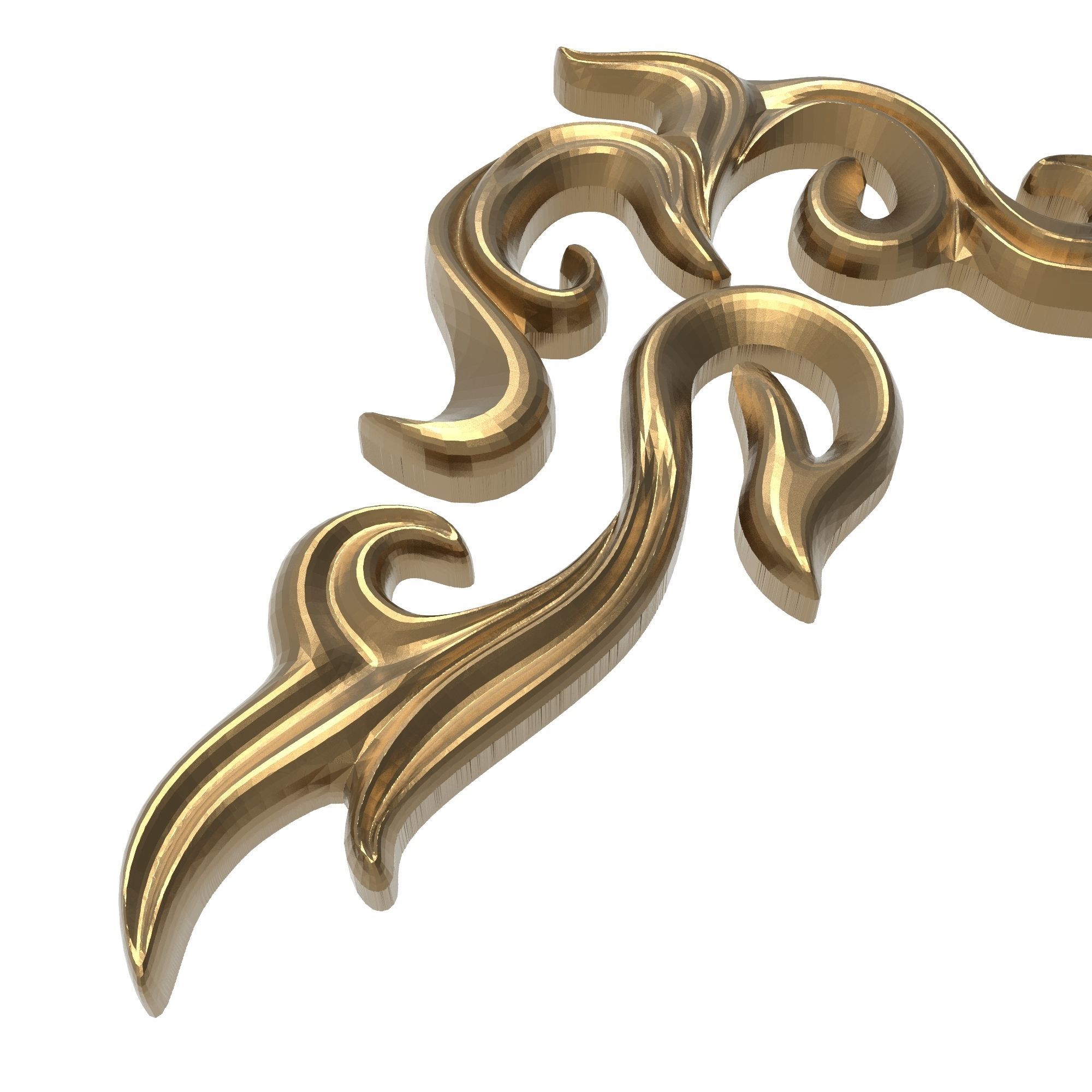 decorative pattern ready for 3D printing 3D model_6