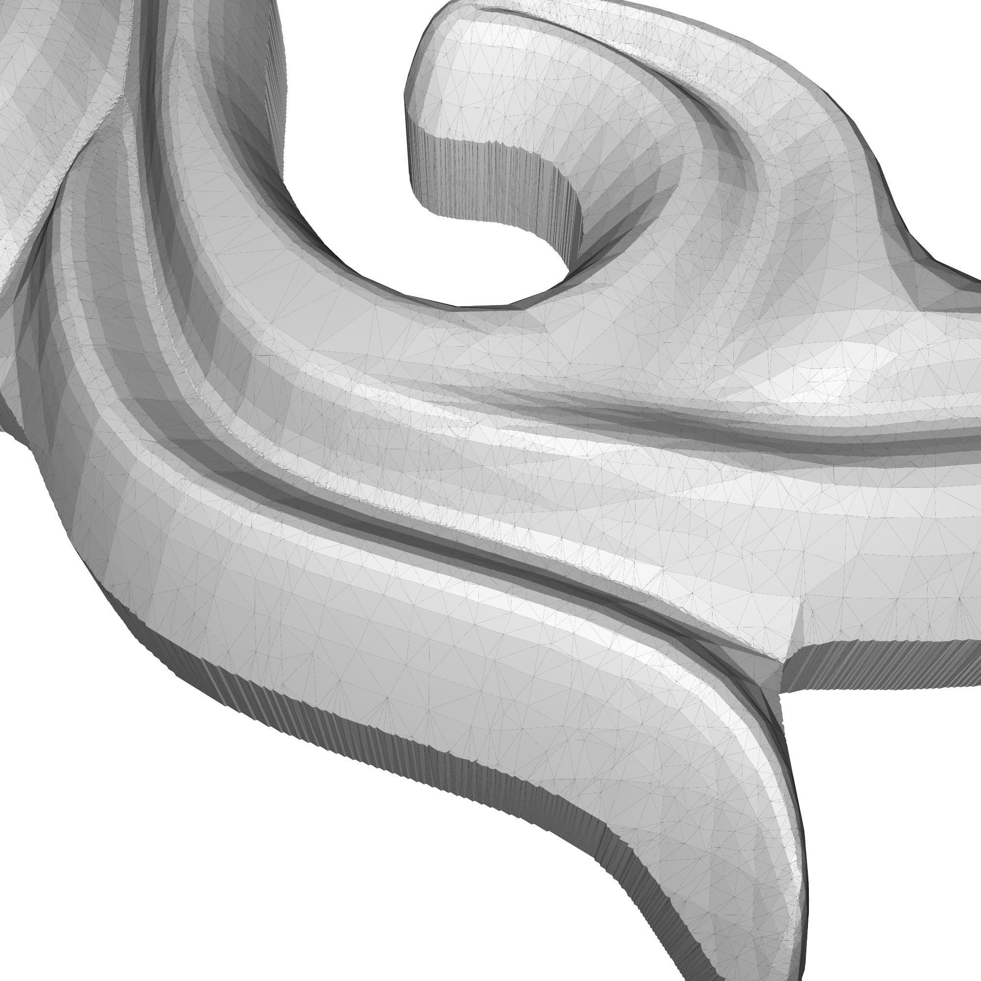 decorative pattern ready for 3D printing 3D model_8