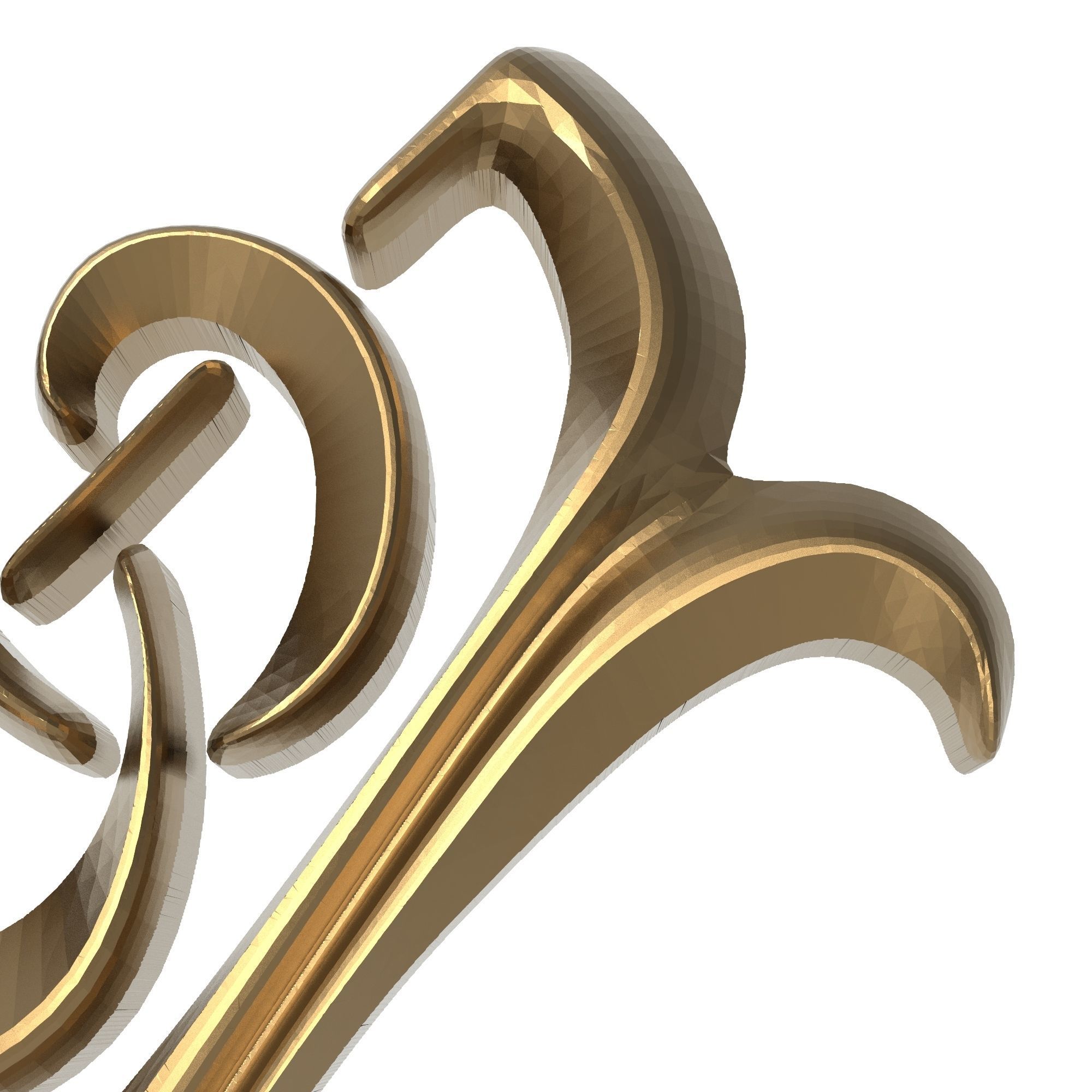 decorative pattern ready for 3D printing 3D model_7