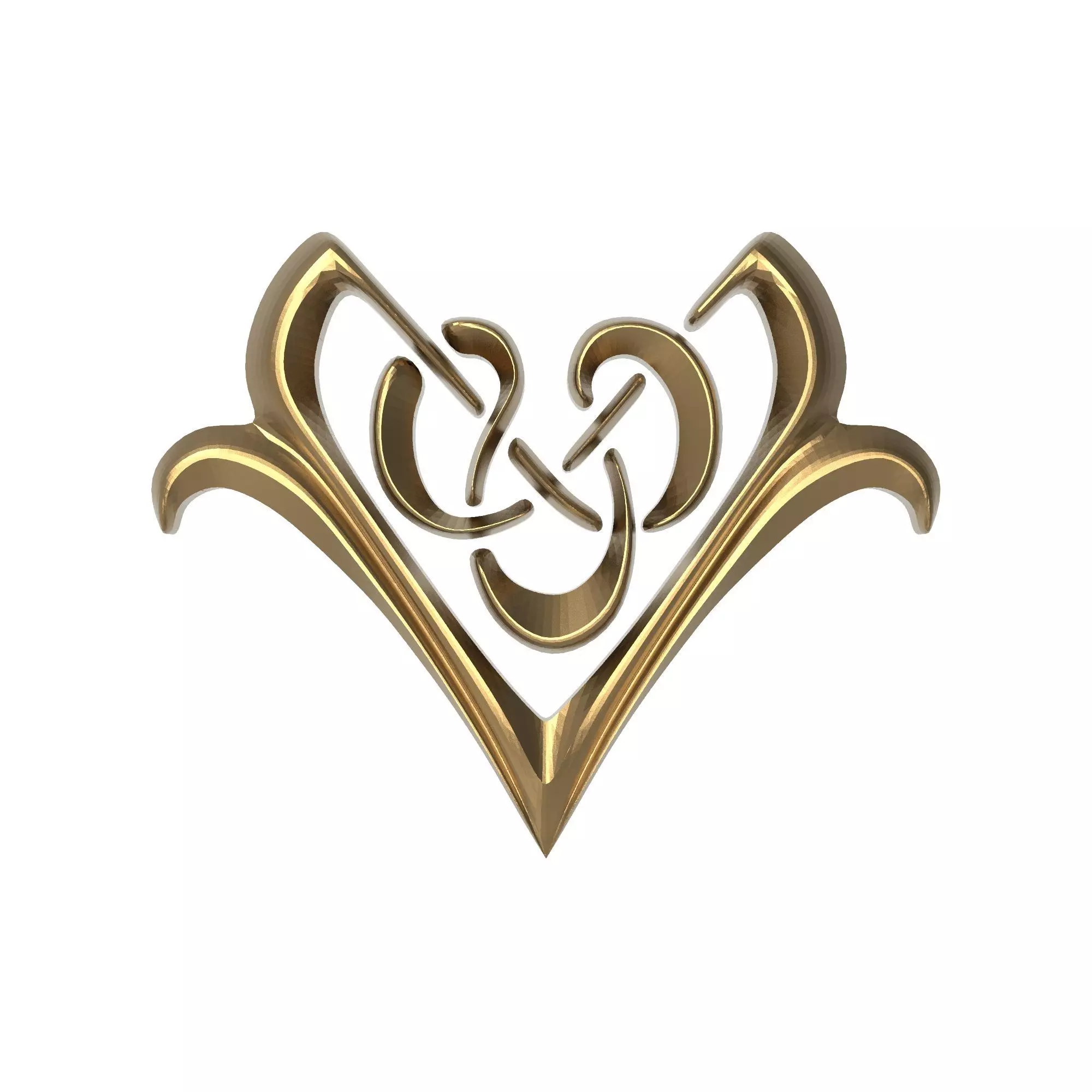 decorative pattern ready for 3D printing 3D model_0