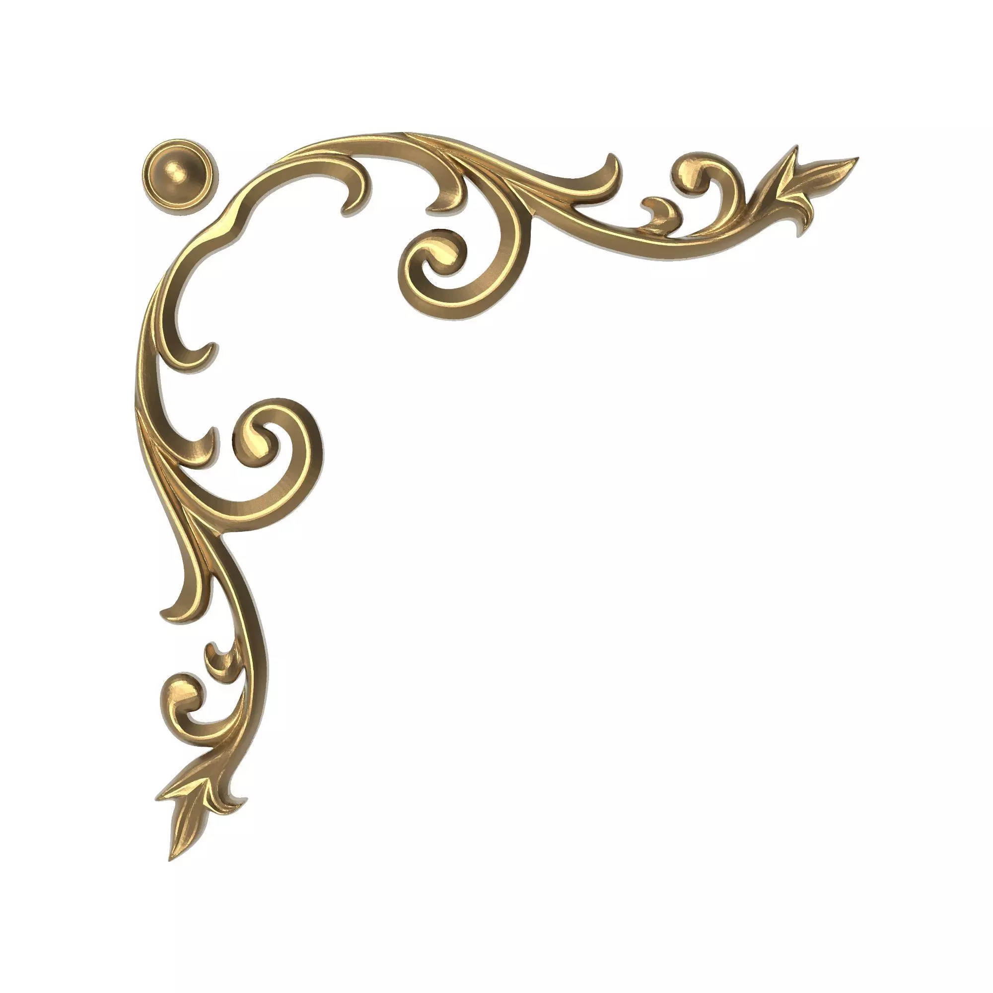 decorative pattern ready for 3D printing 3D model