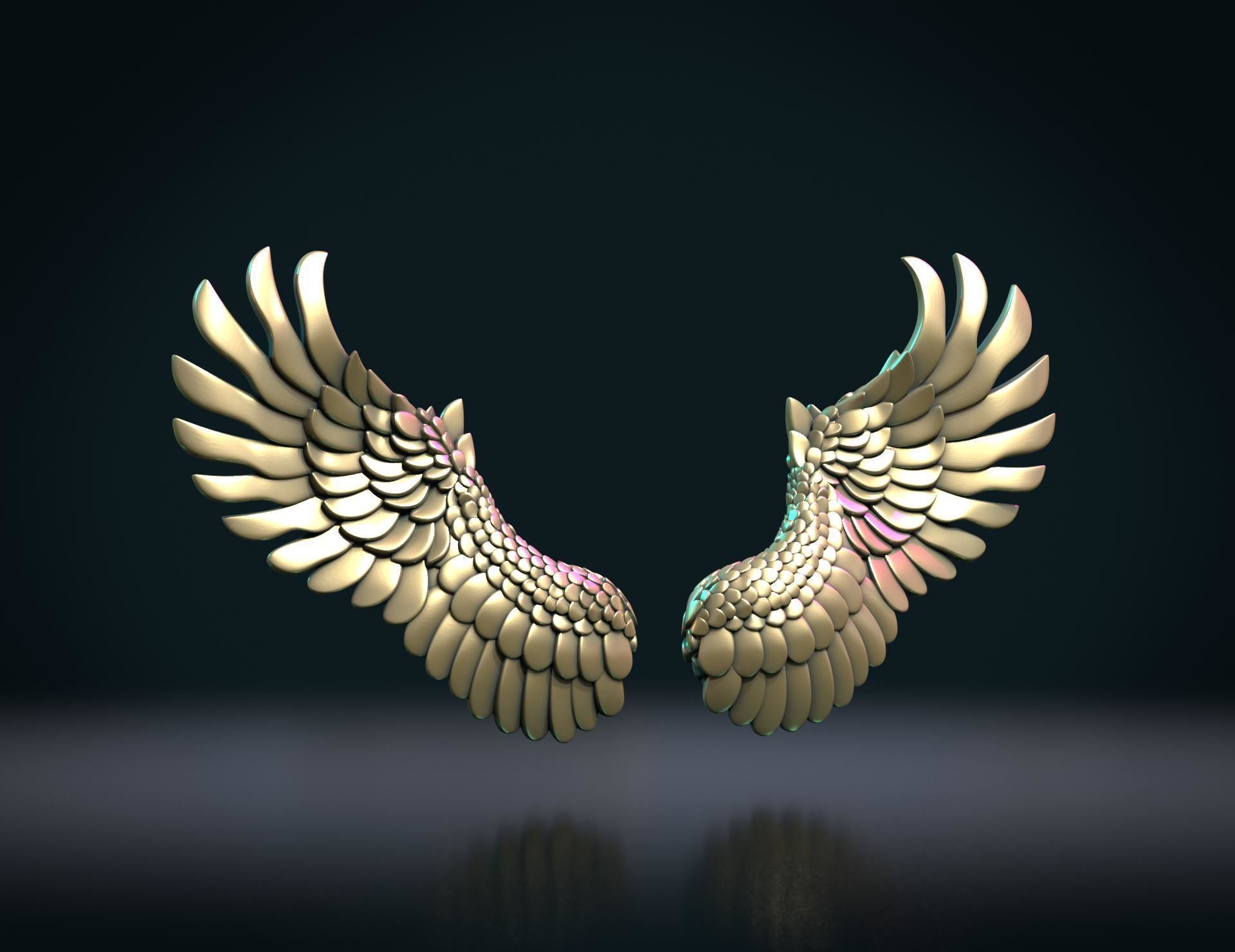 Wings II 3D print model_4