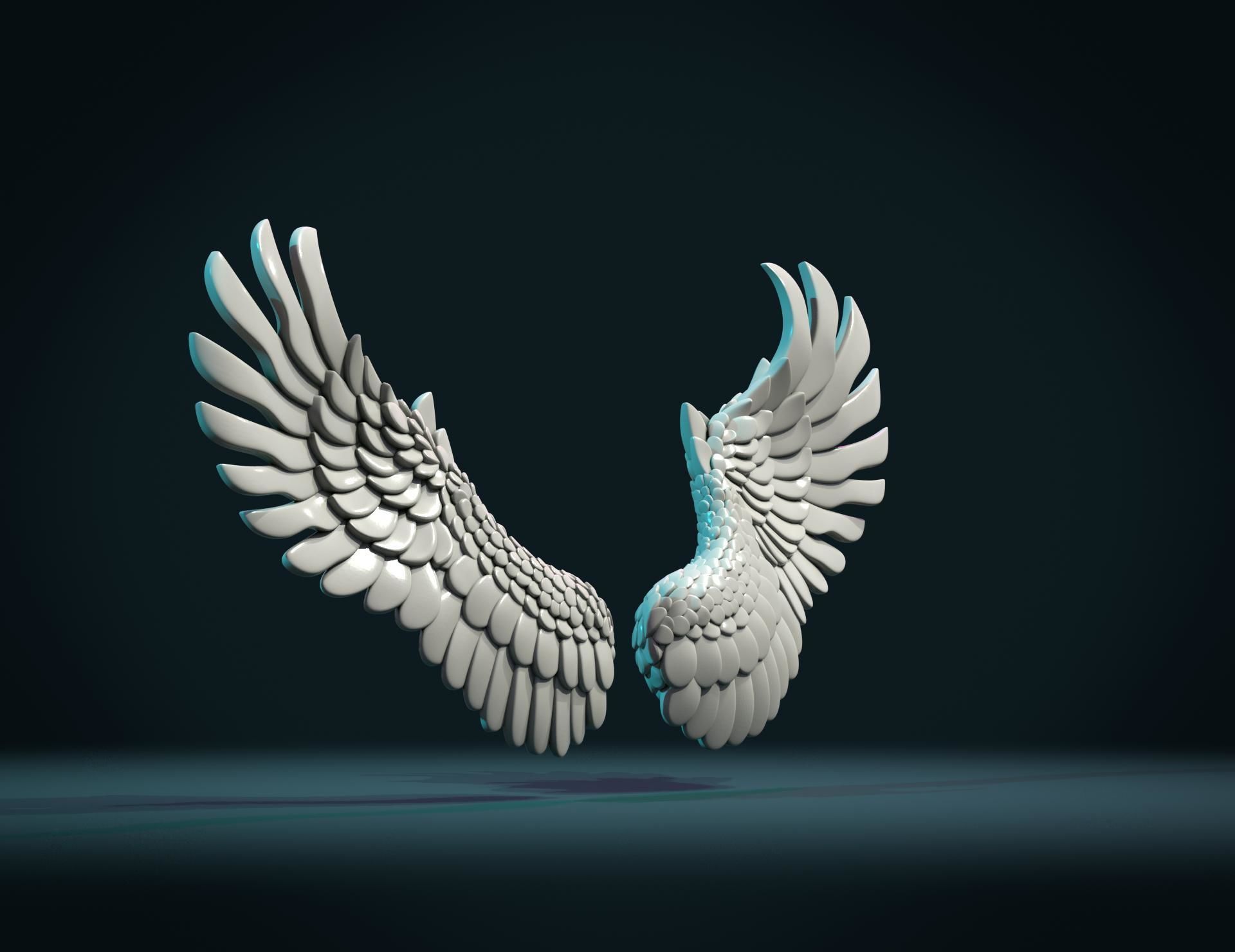 Wings II 3D print model_3