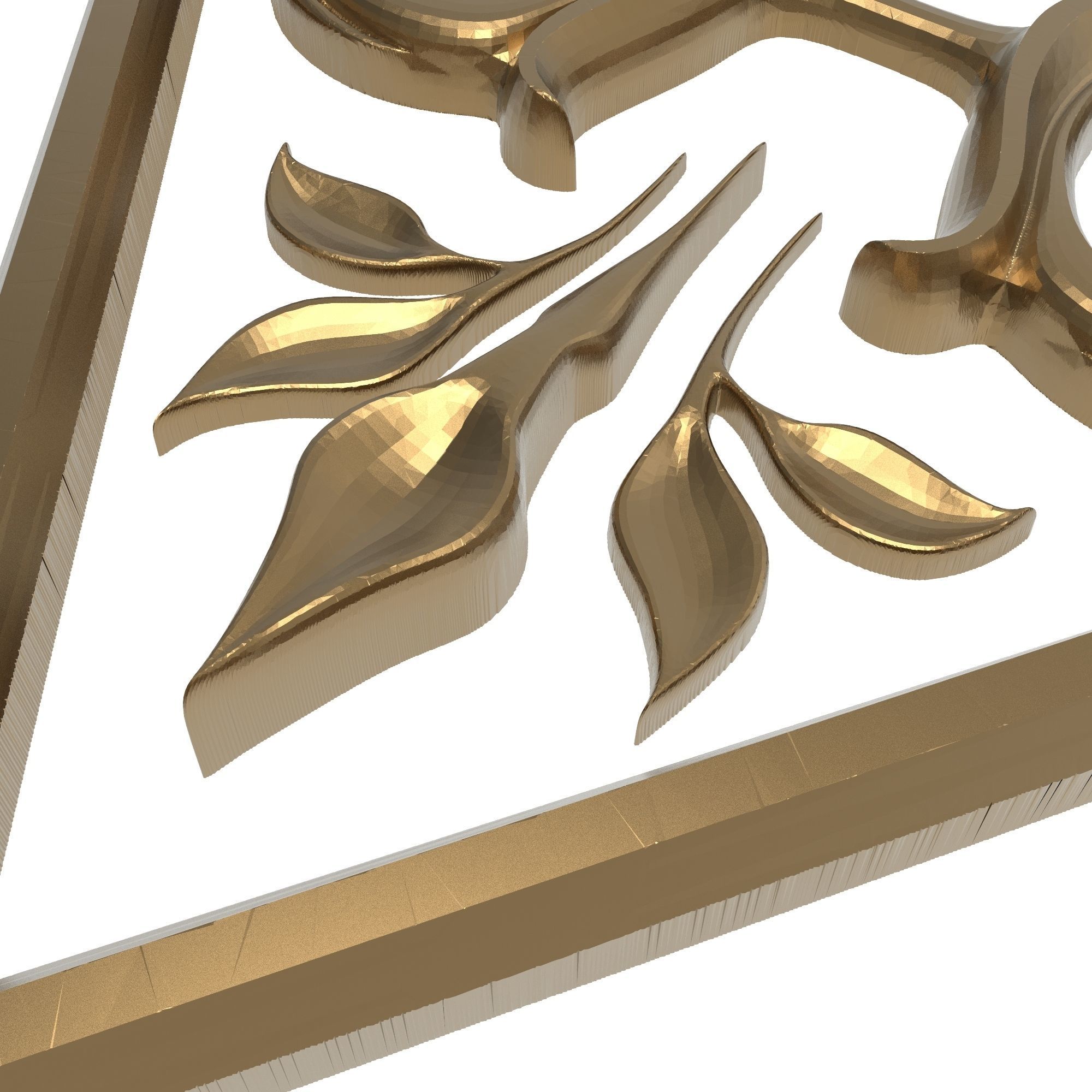 decorative pattern ready for 3D printing 3D model_5