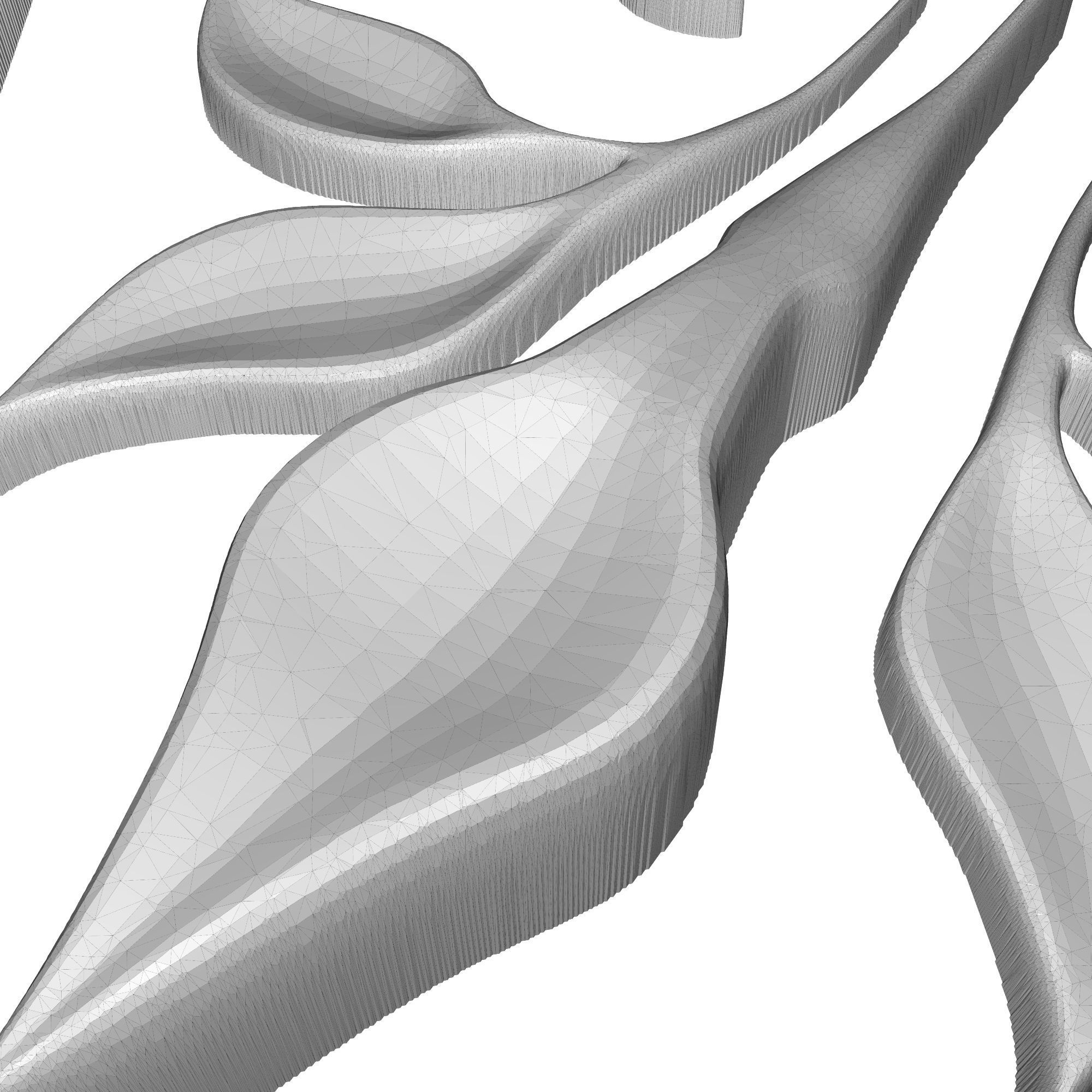 decorative pattern ready for 3D printing 3D model_6