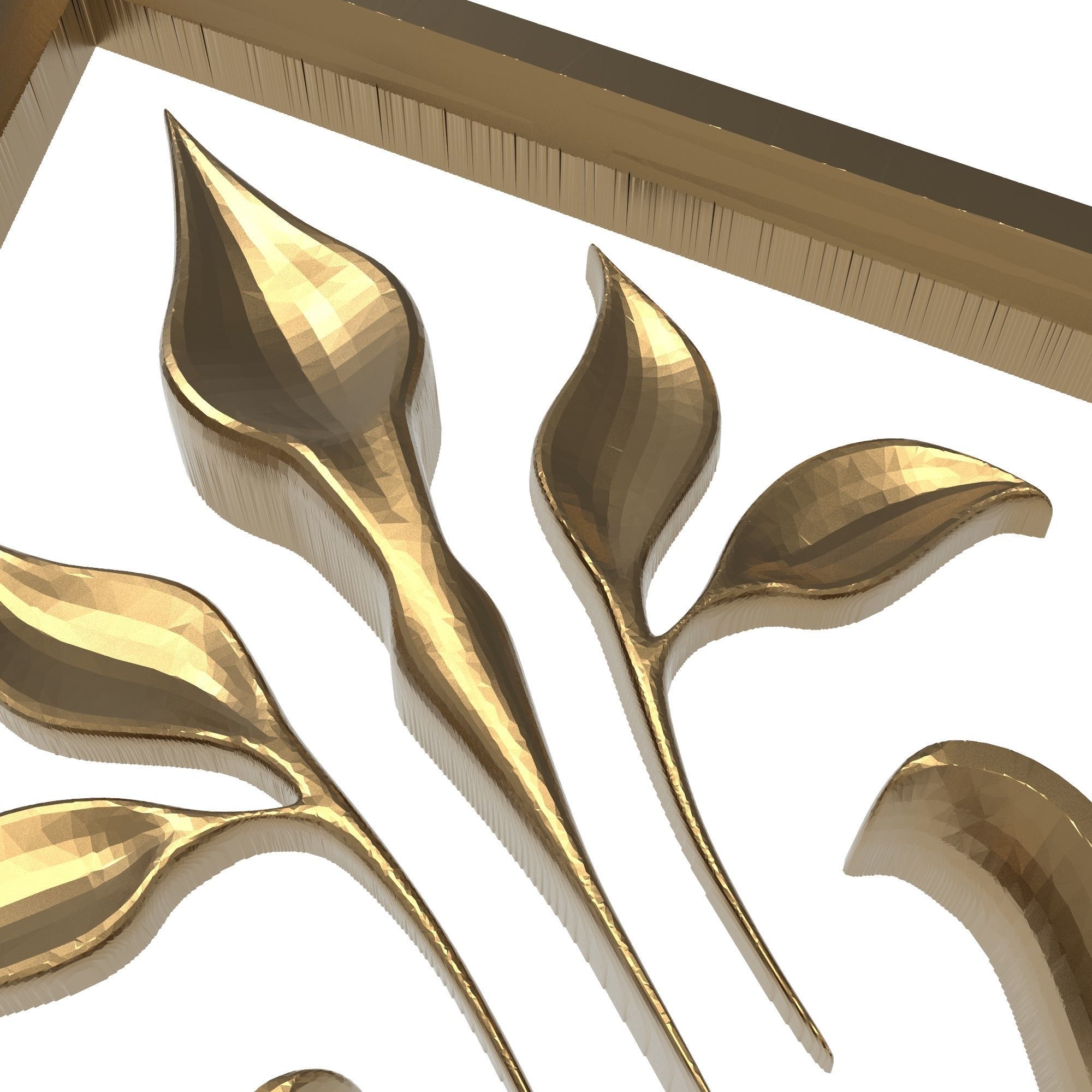 decorative pattern ready for 3D printing 3D model_2