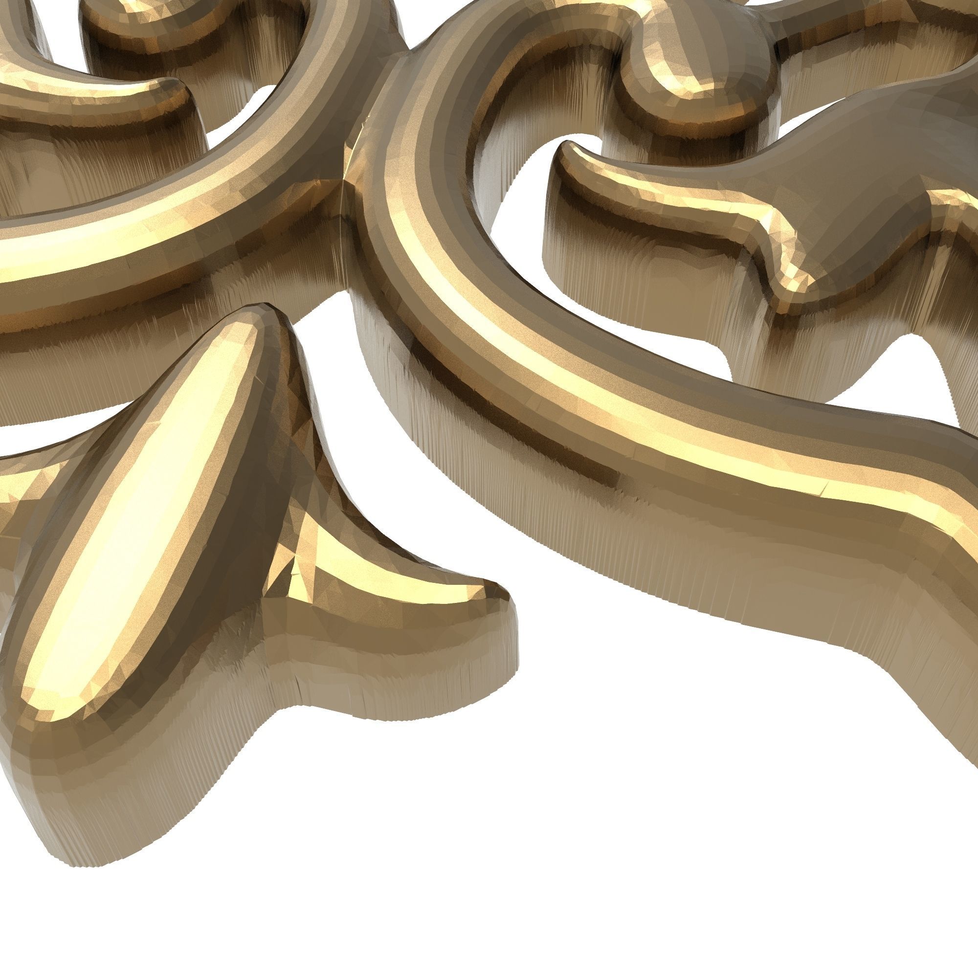 decorative pattern ready for 3D printing 3D model_5