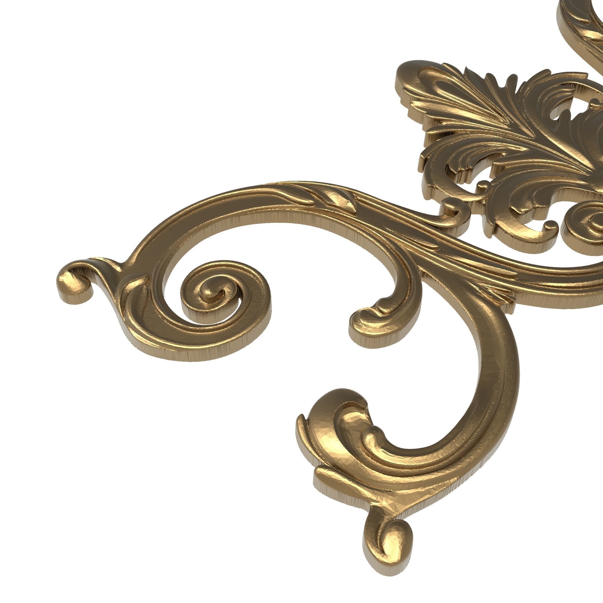 decorative pattern ready for 3D printing 3D model_4