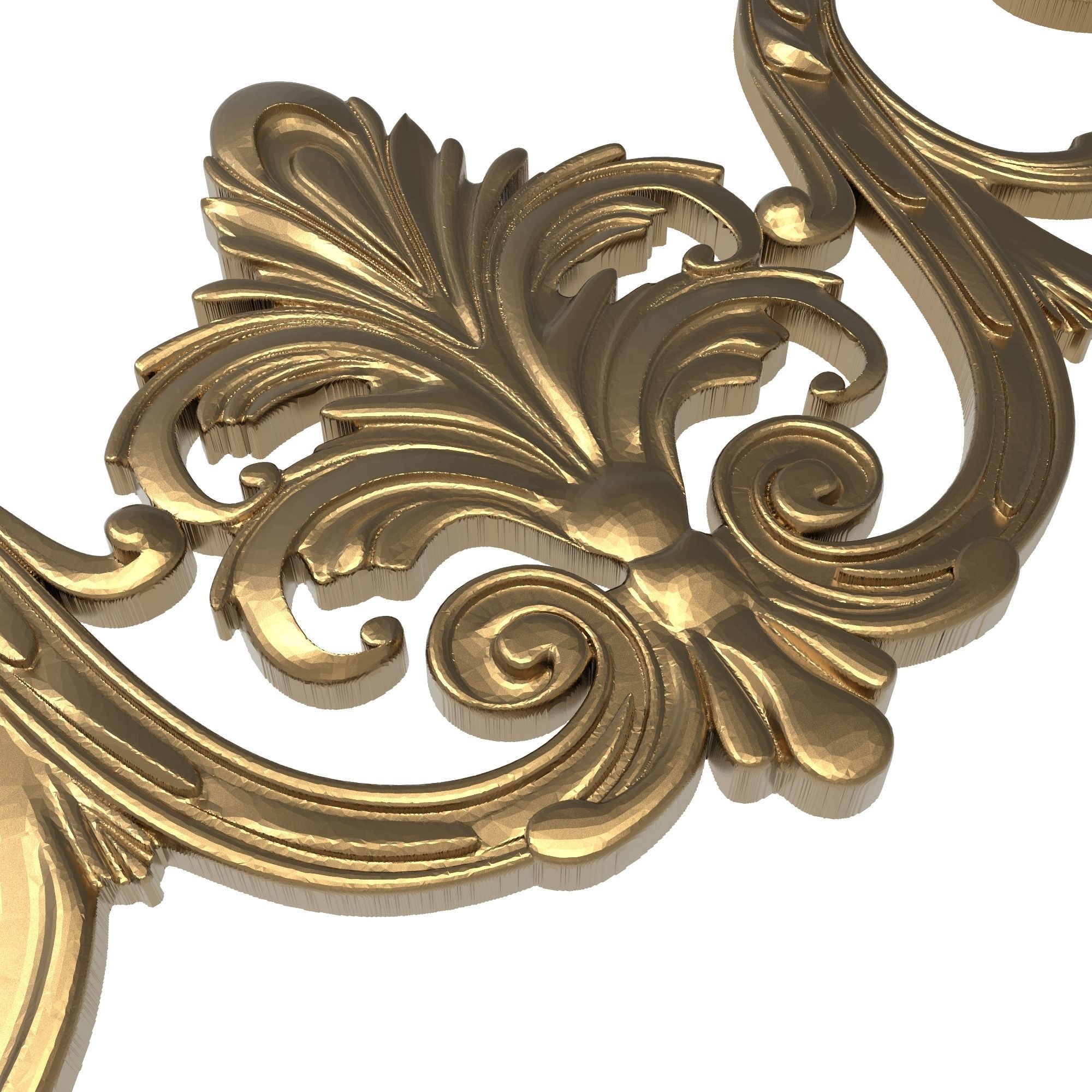 decorative pattern ready for 3D printing 3D model_2