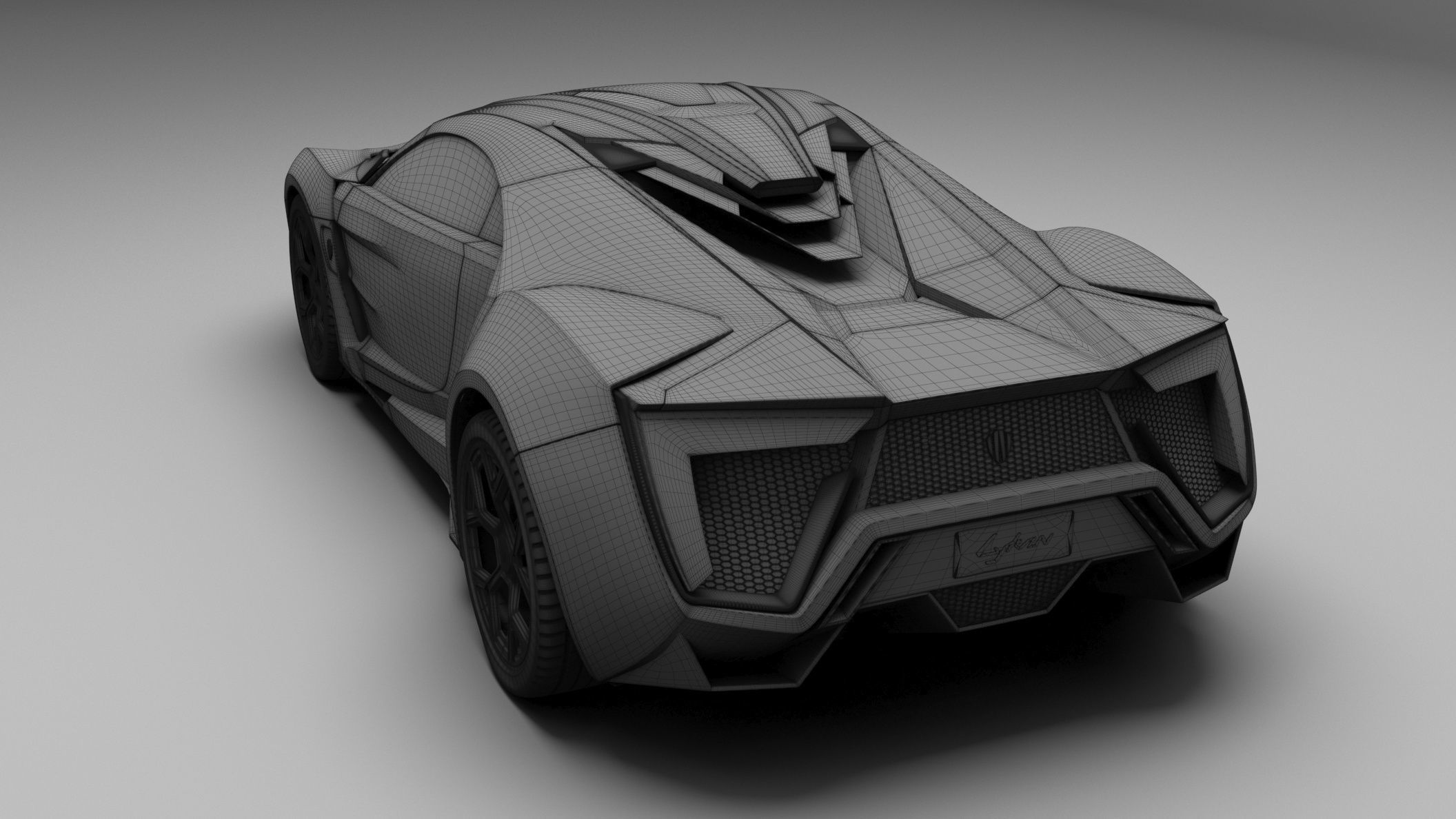 Lykan Hypersport Free 3D model_5