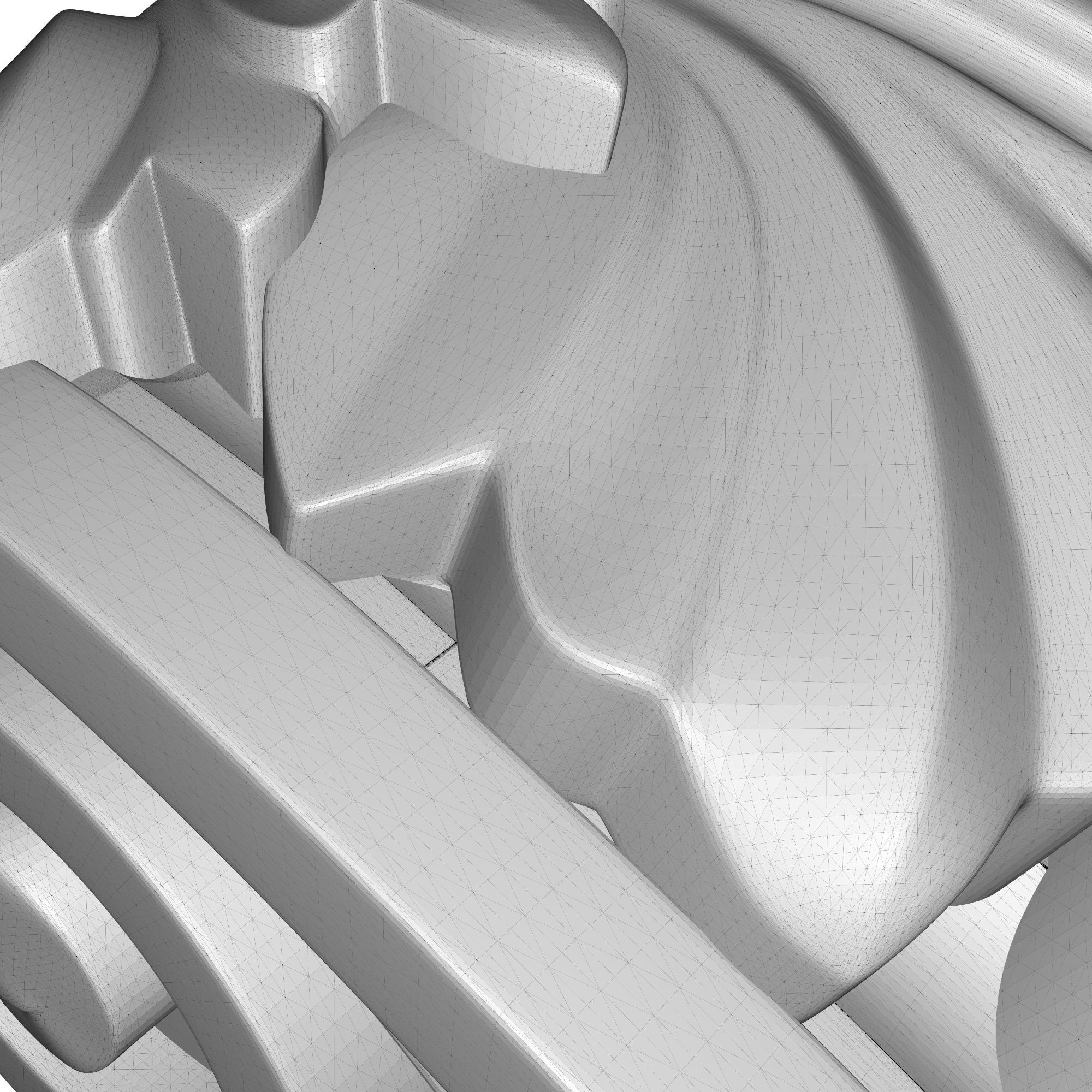 decorative pattern ready for 3D printing 3D model_4