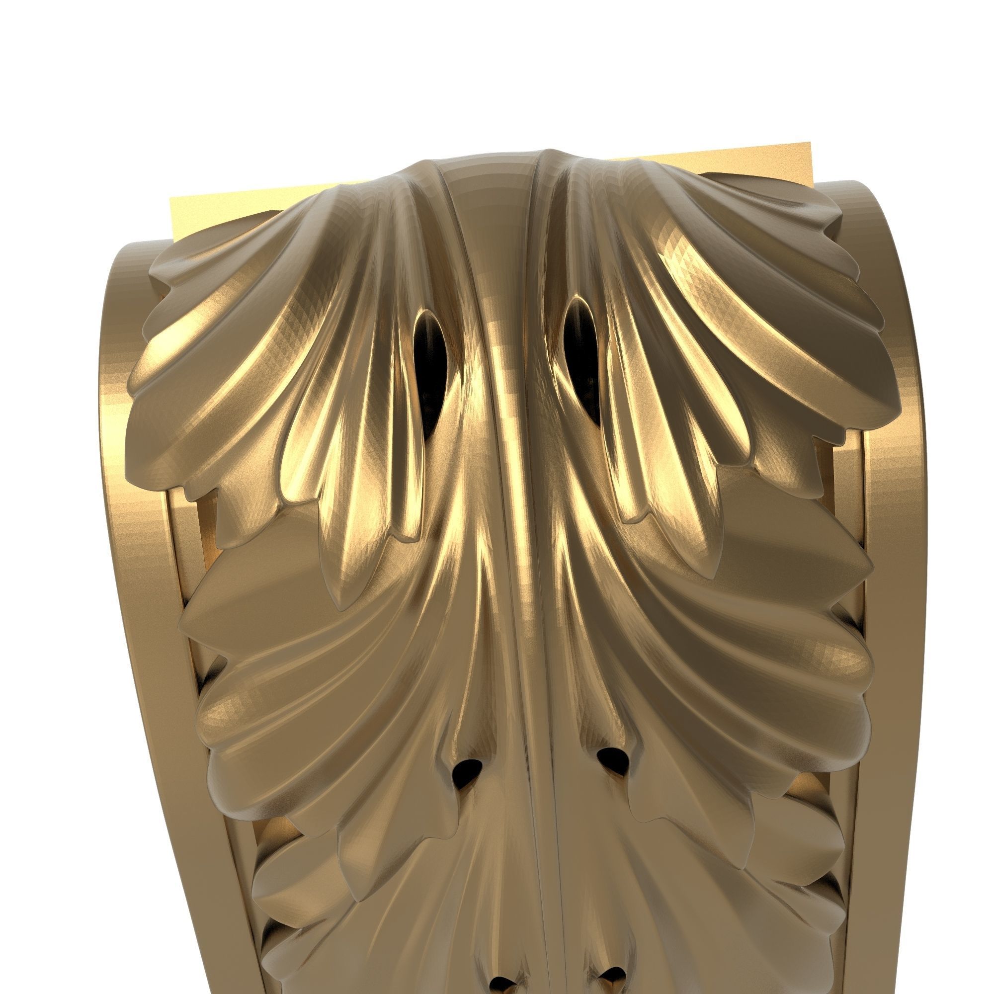 decorative pattern ready for 3D printing 3D model_3