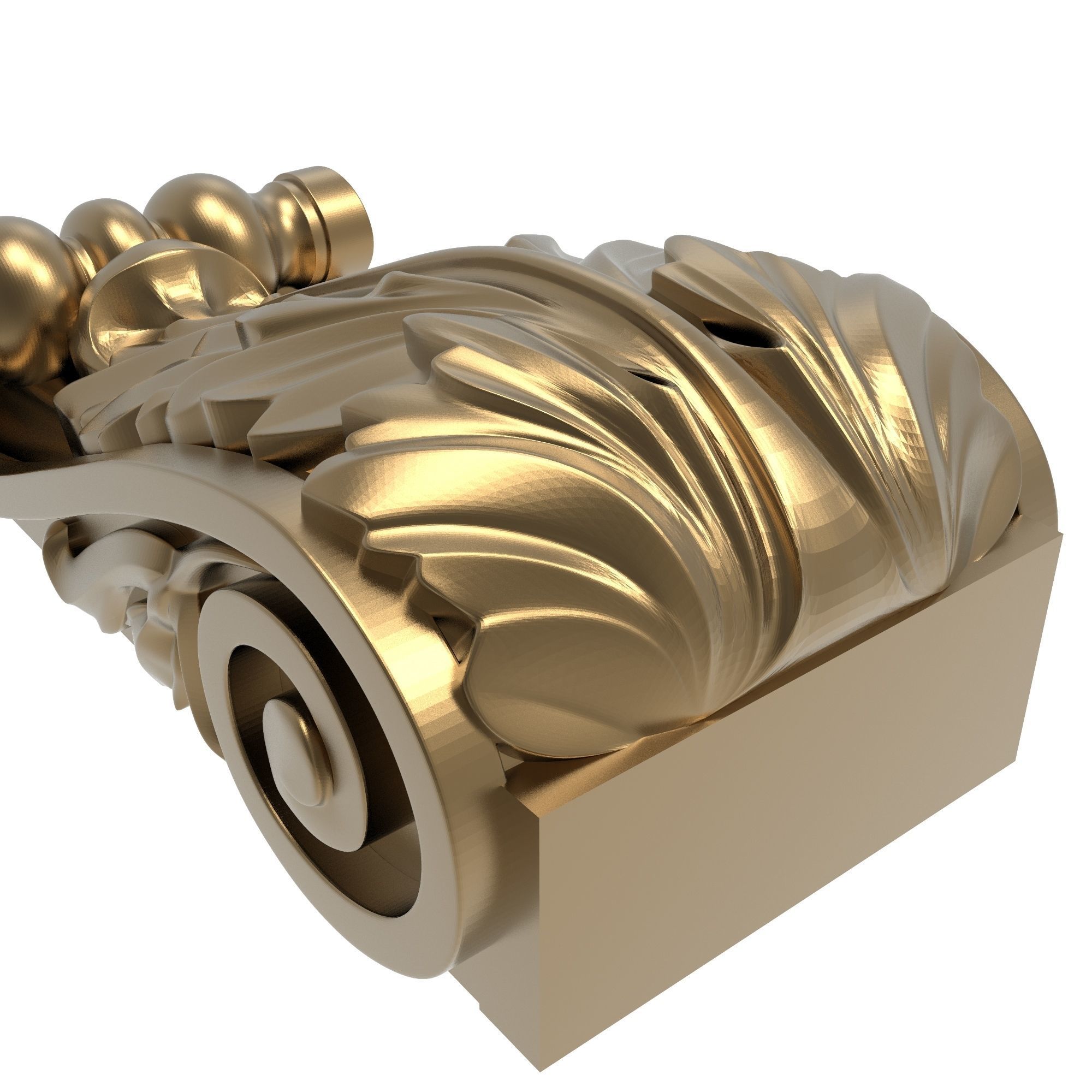 decorative pattern ready for 3D printing 3D model_2